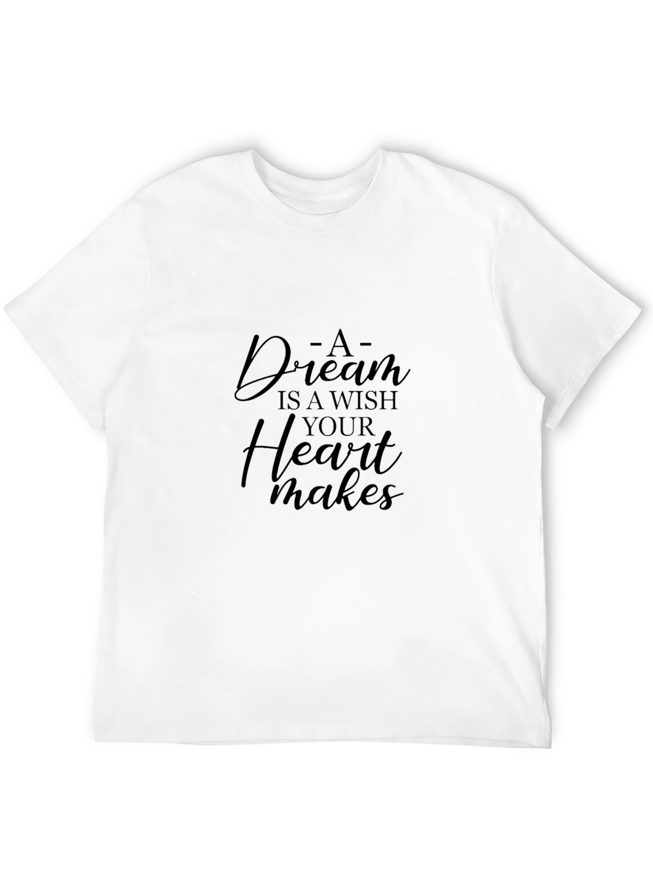 Camiseta Negra con Diseño Inspirador