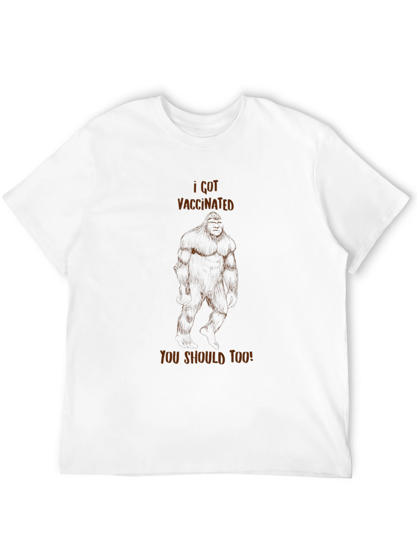 Camiseta Vacunada con Bigfoot - ¡Vacúnate!