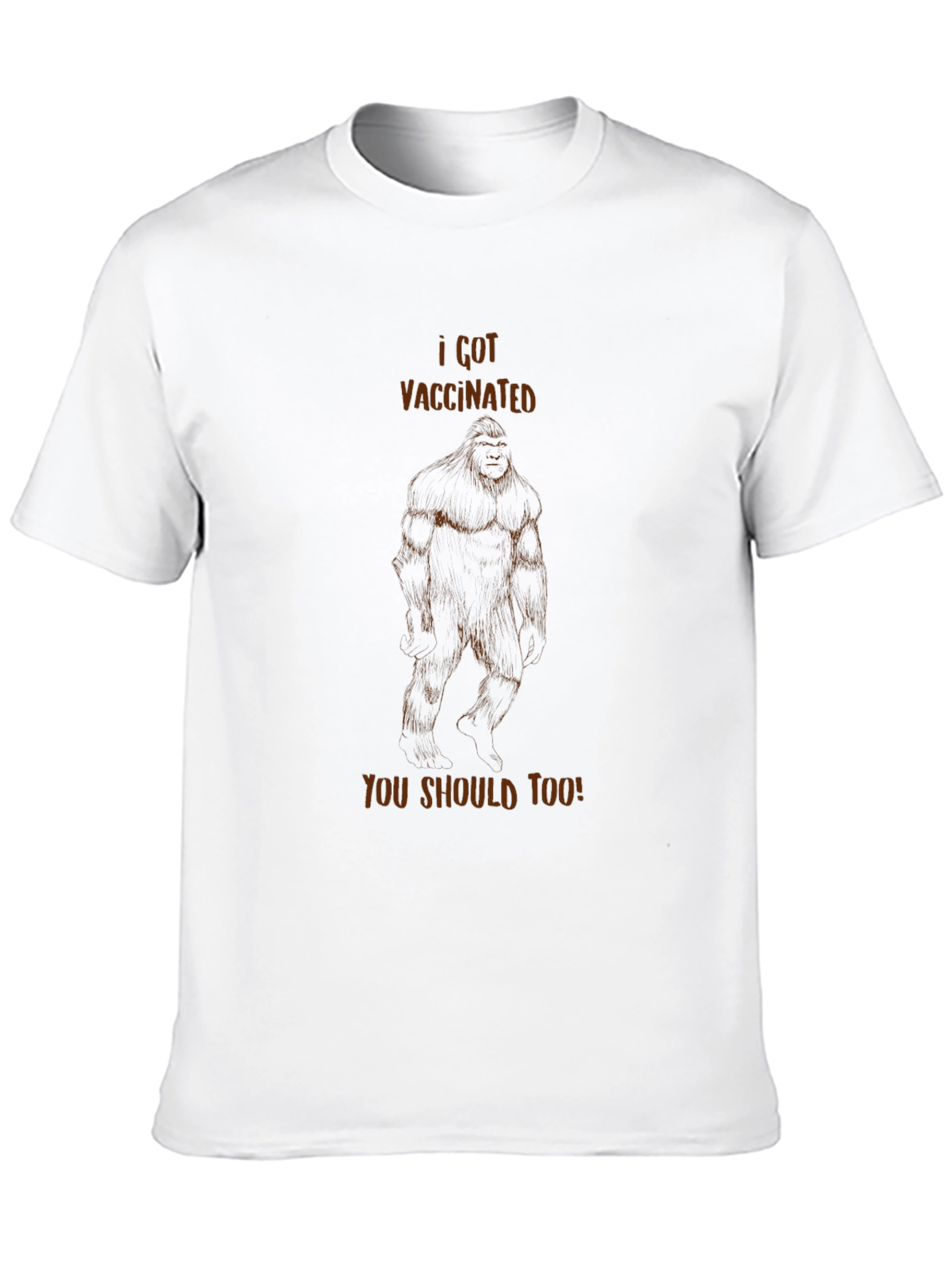 Camiseta Vacunada con Bigfoot - ¡Vacúnate!