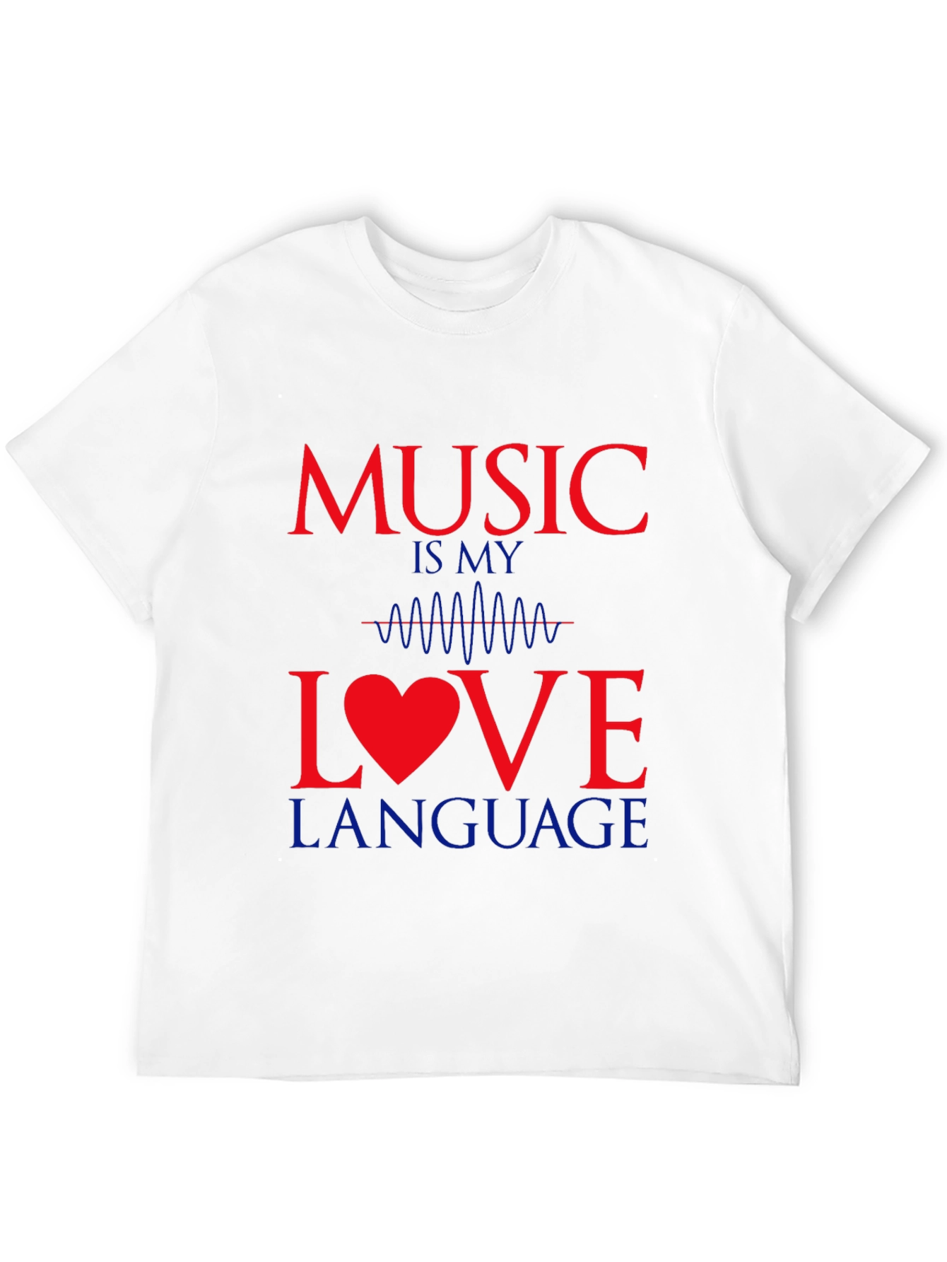 Camiseta Negra Music Is My Love Language