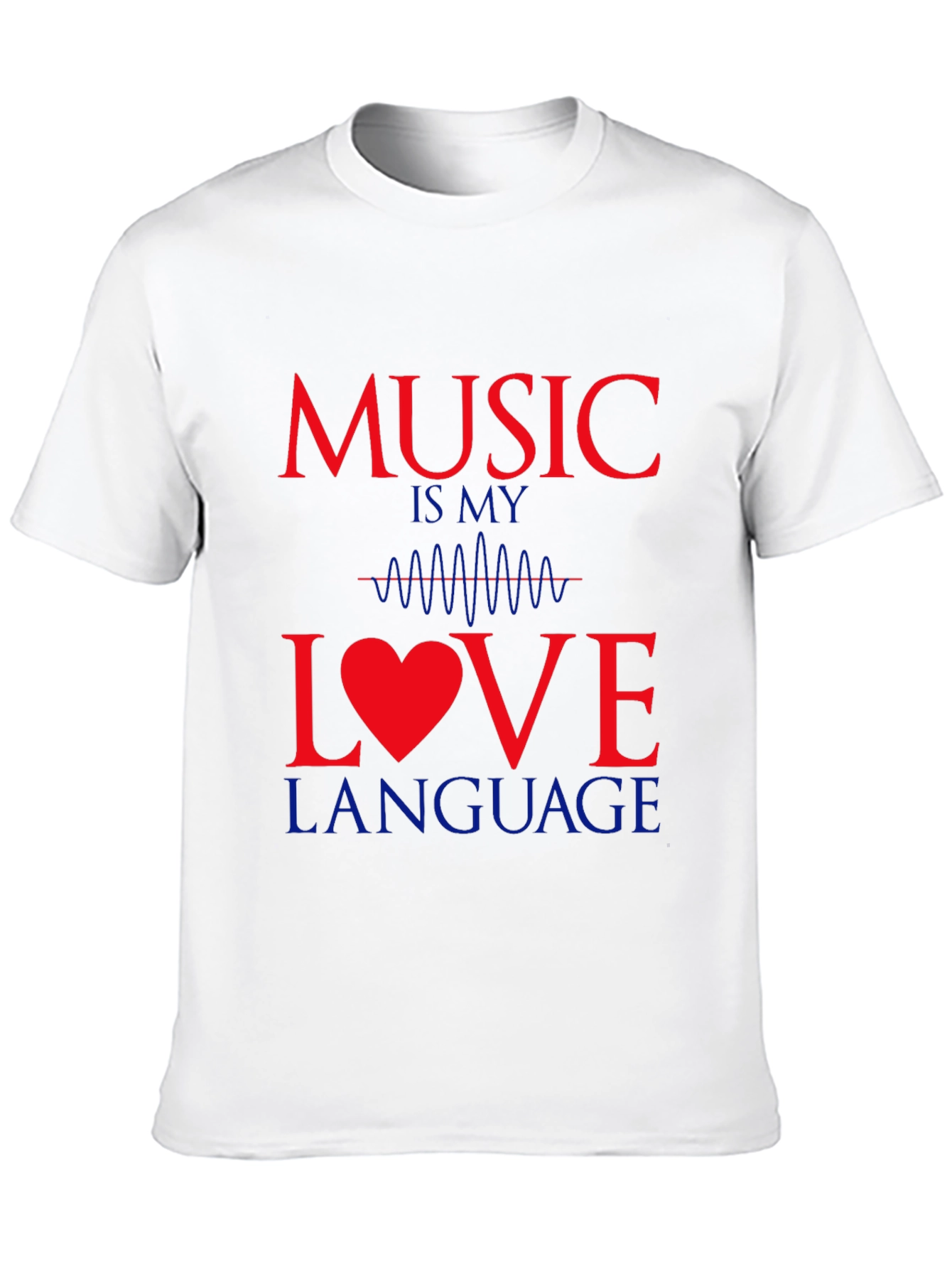 Camiseta Negra Music Is My Love Language
