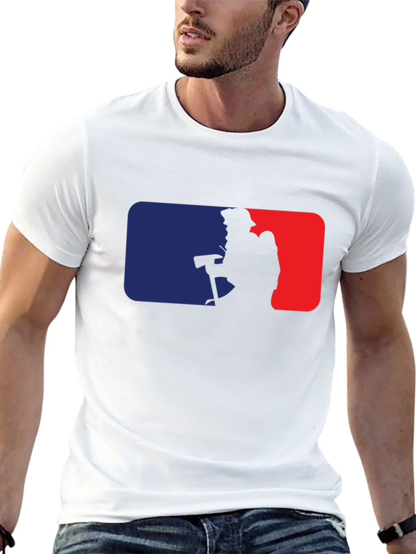 Camiseta Negra Bomberos Estilo MLB