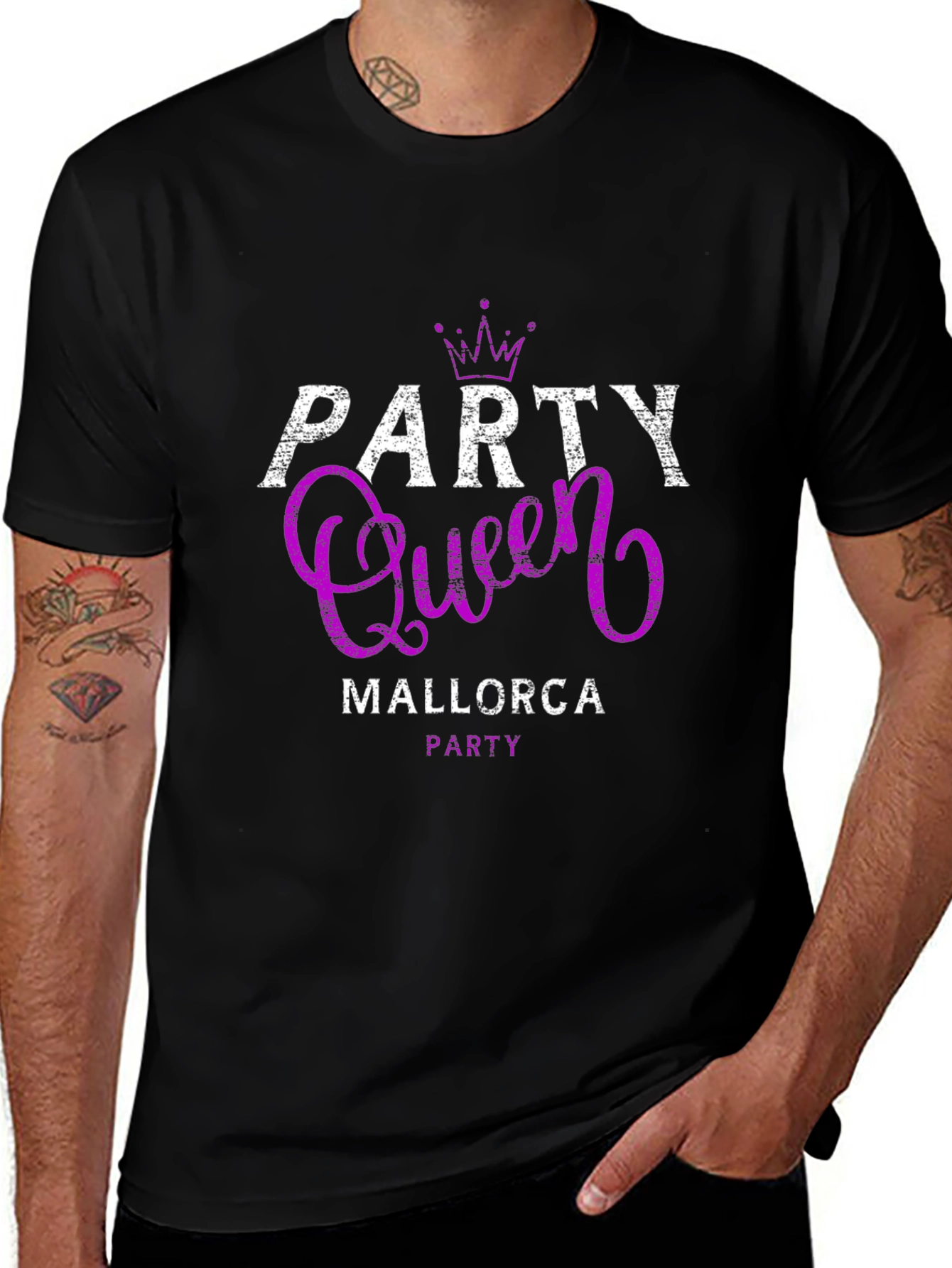 Camiseta Fiesta Reina Mallorca - Diseño Original