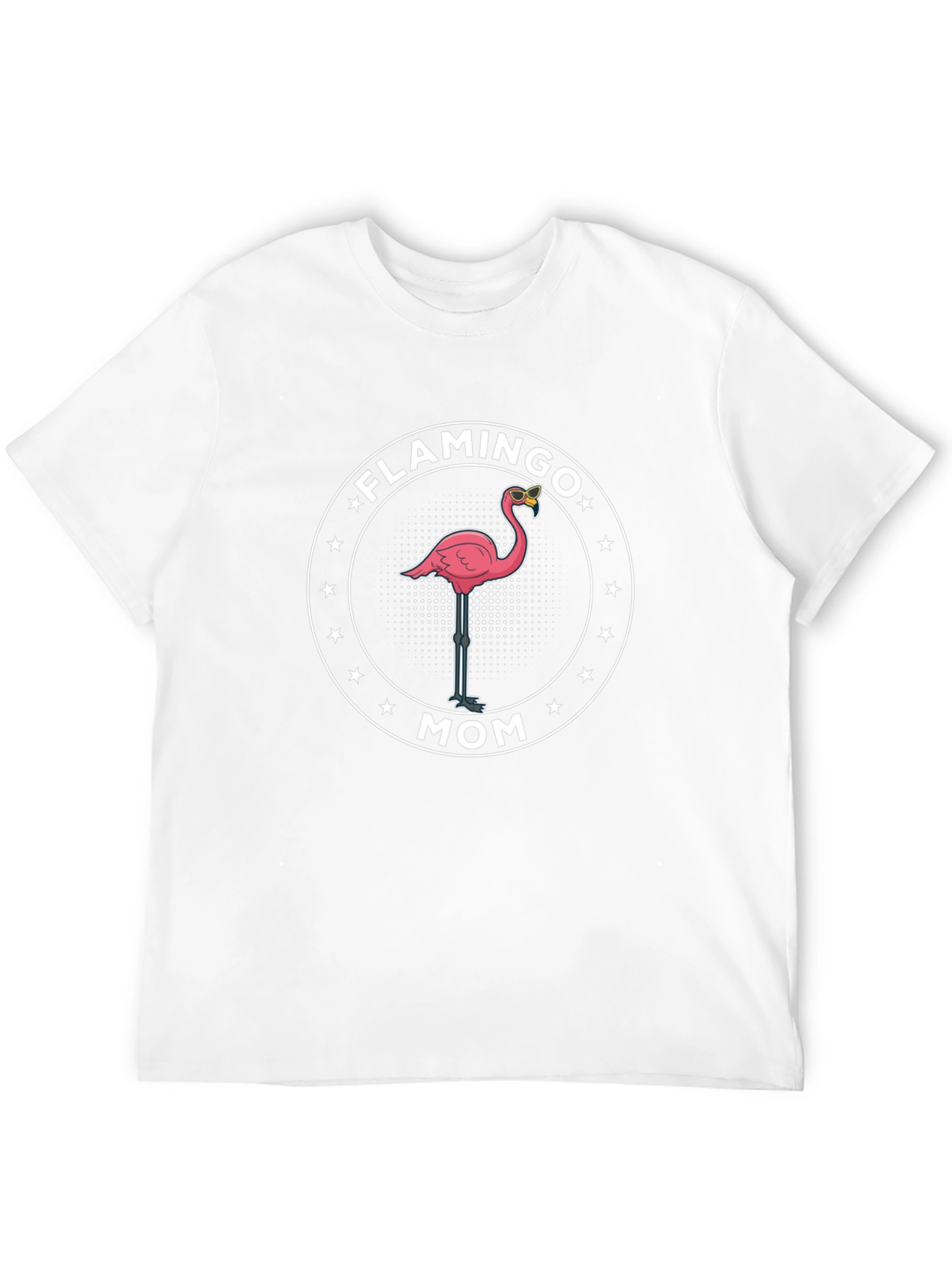 Camiseta Negra con Diseño de Flamenco para Mamá