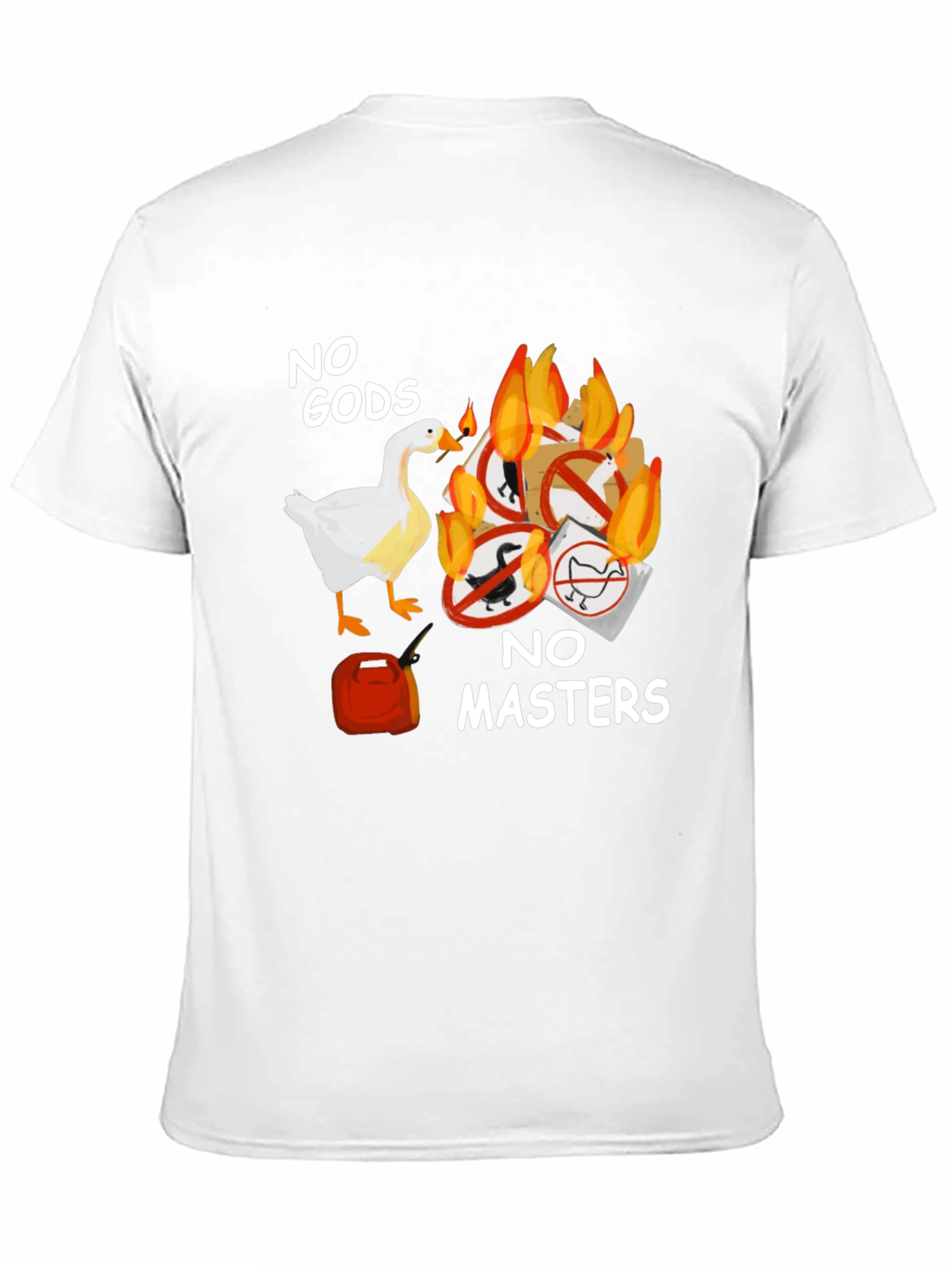 Camiseta Negra: ¡Sin Dioses Sin Amos!