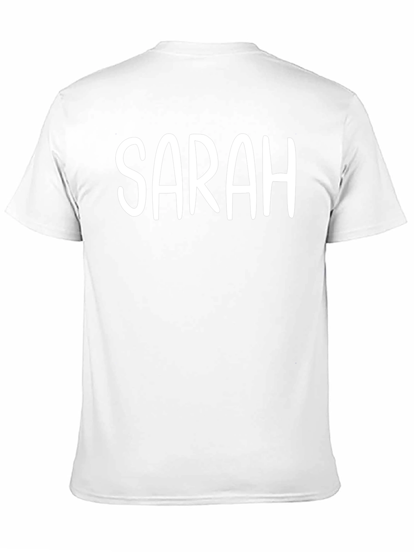 Camiseta Negra Personalizada SARAH