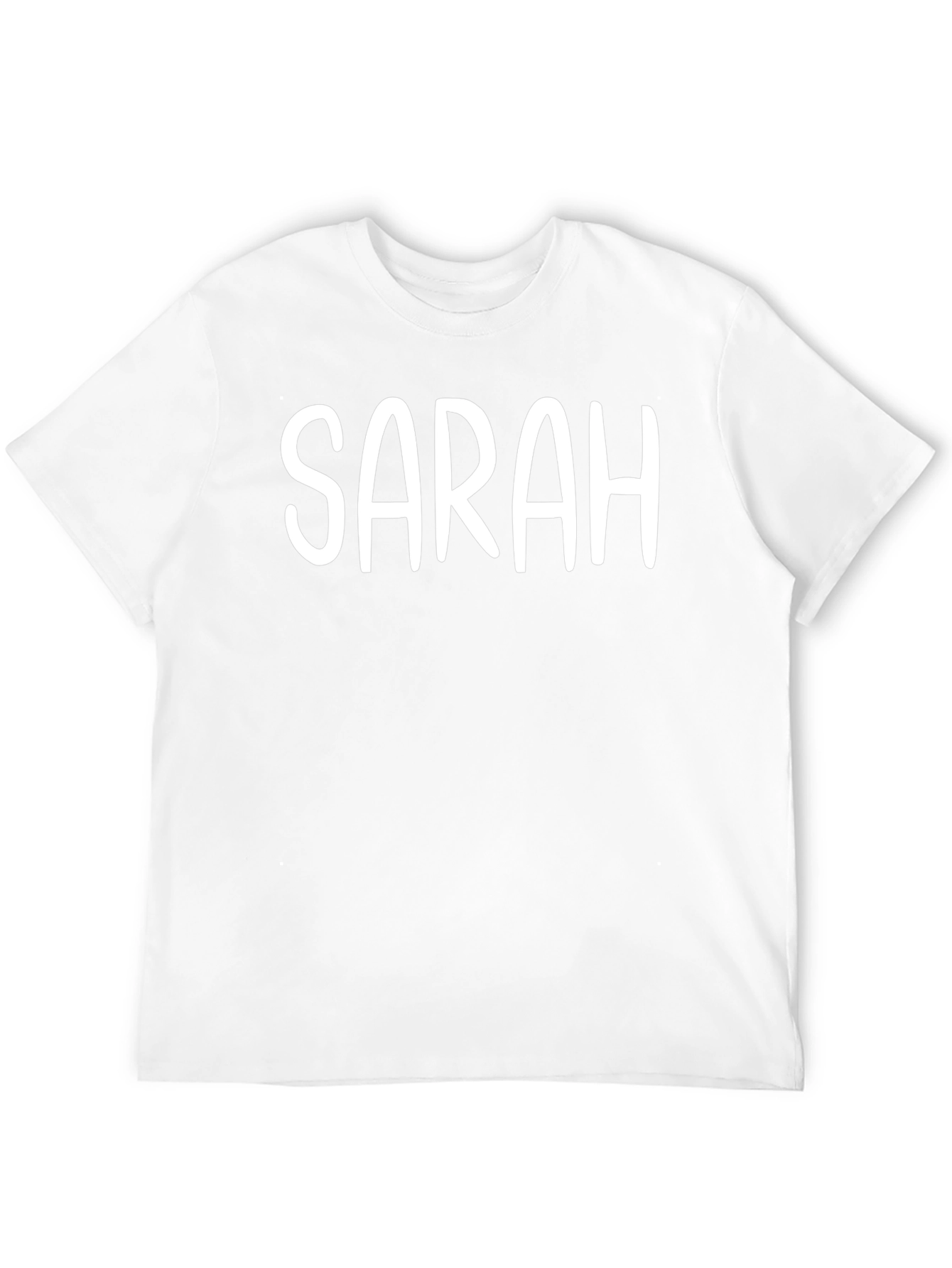 Camiseta Negra Personalizada SARAH