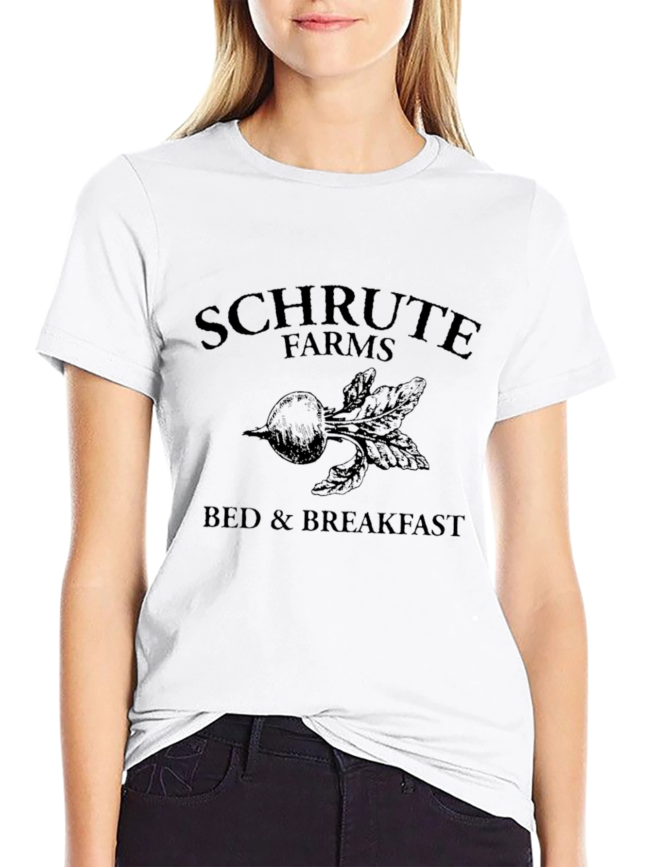 Camiseta Negra Schrute Farms Bed & Breakfast