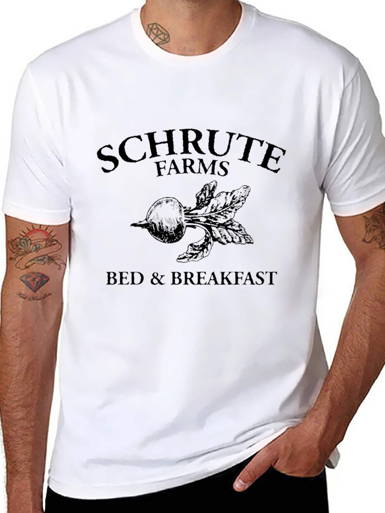 Camiseta Negra Schrute Farms Bed & Breakfast