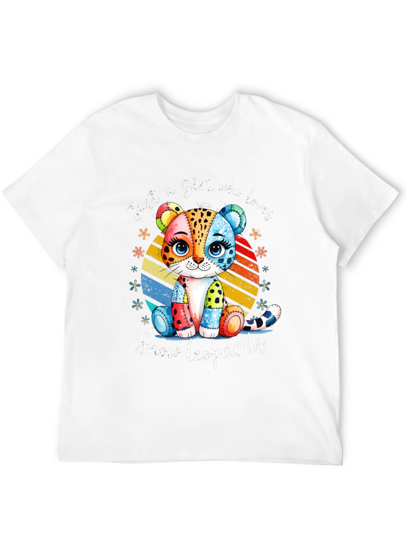 Camiseta Amo Leopardos de Nieve para Mujer