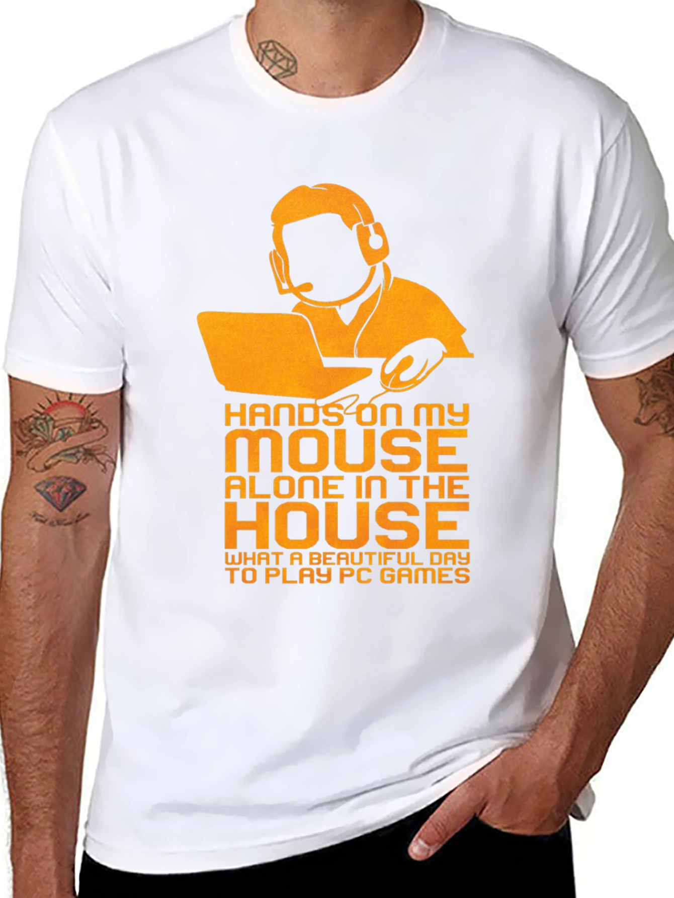 Camiseta Negra para Gamer con Diseño Divertido