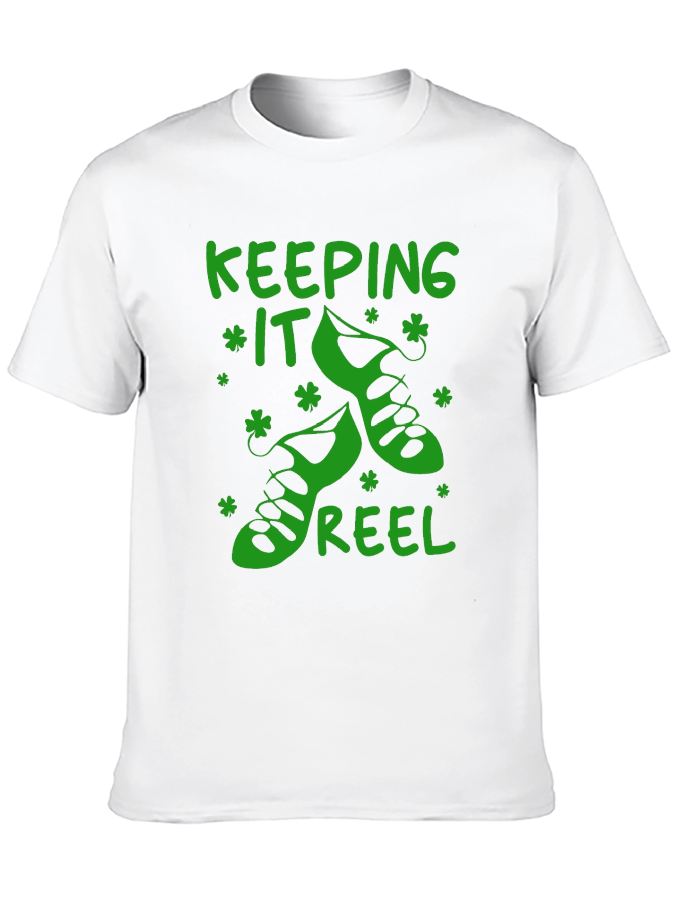 Camiseta Negra Irlandesa: Keeping It Reel
