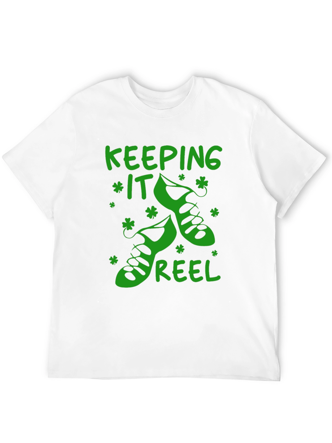 Camiseta Negra Irlandesa: Keeping It Reel