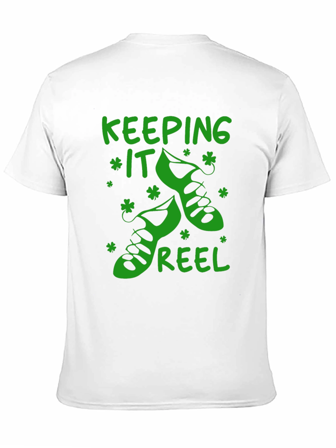 Camiseta Negra Irlandesa: Keeping It Reel