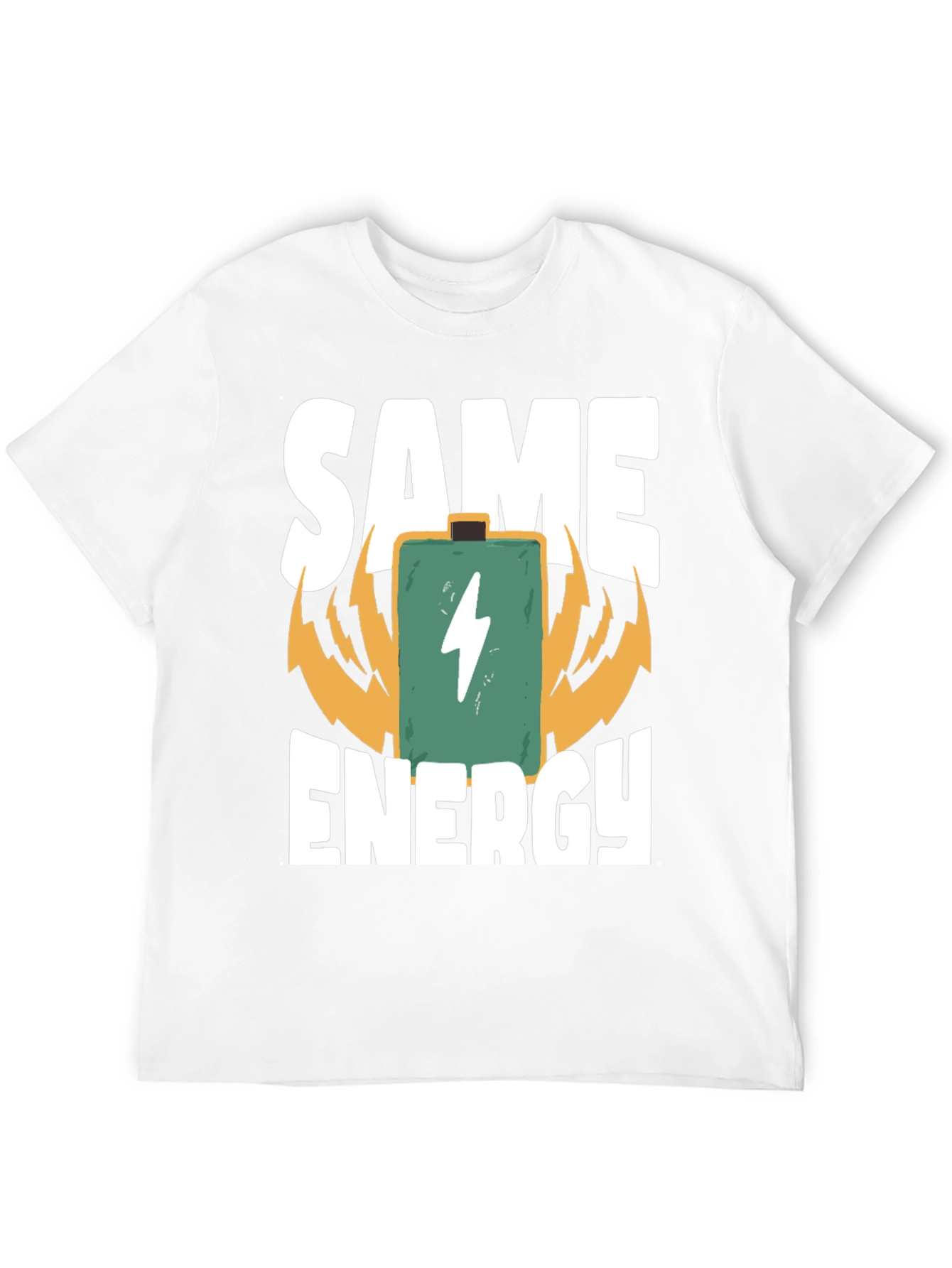 Camiseta Same Energy Negra para Hombre