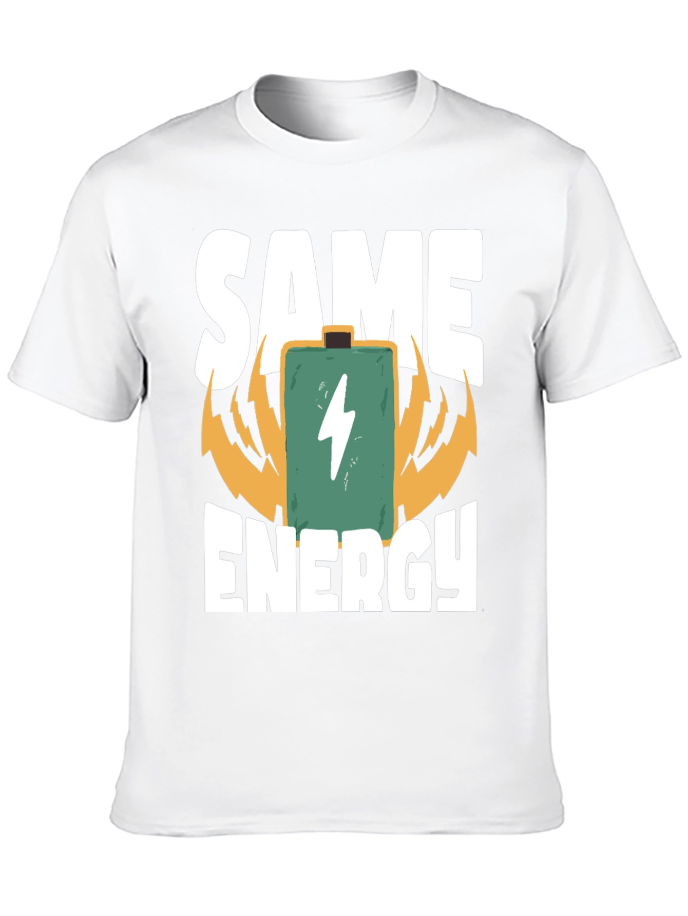 Camiseta Same Energy Negra para Hombre