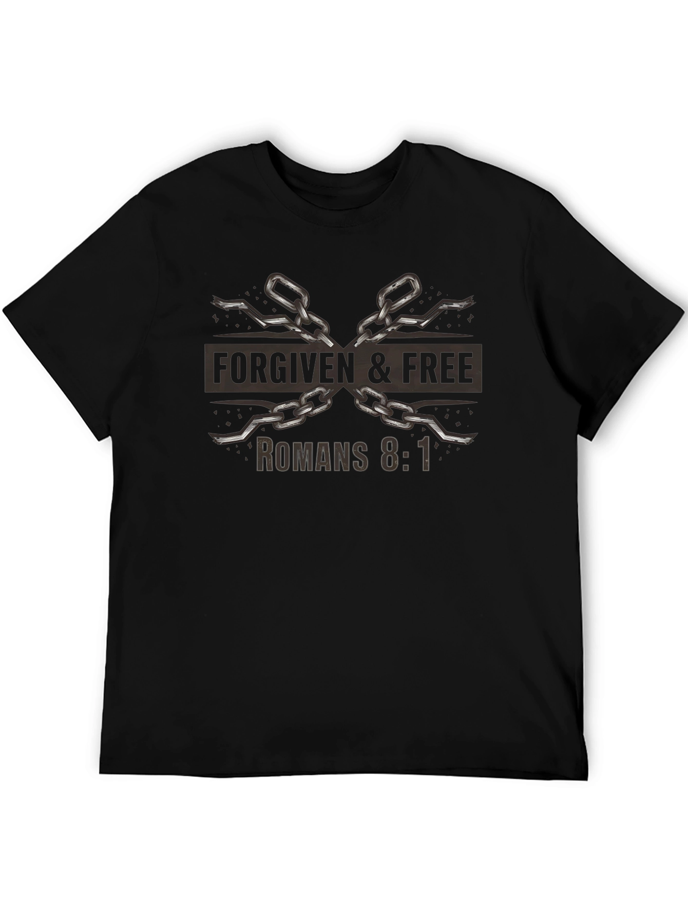 Camiseta Negra Perdonado & Libre