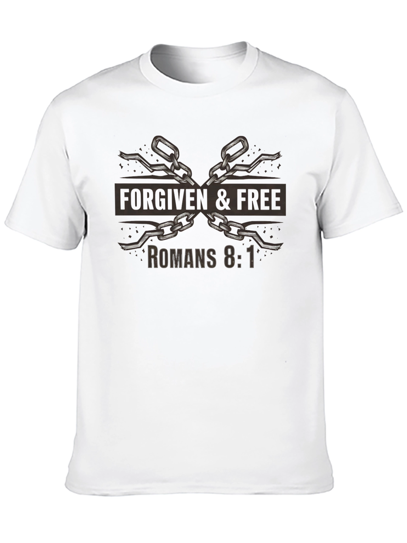 Camiseta Negra Perdonado & Libre