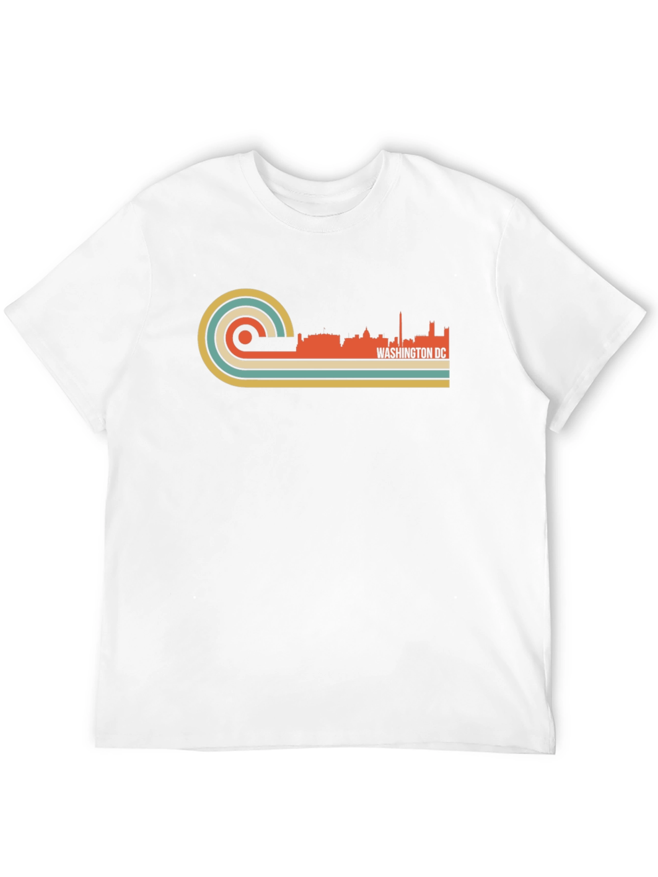 Camiseta Negra Retro Washington DC