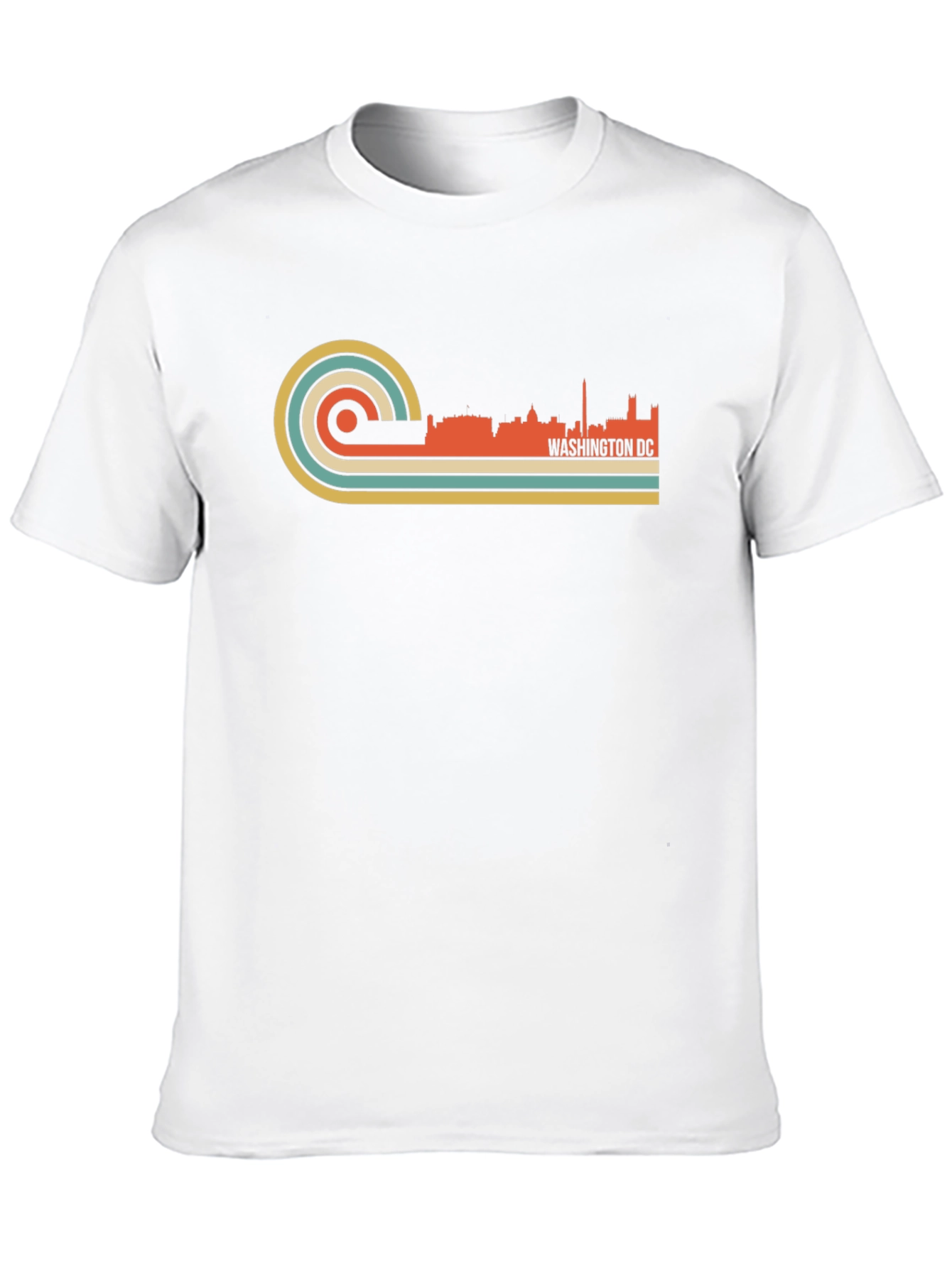 Camiseta Negra Retro Washington DC