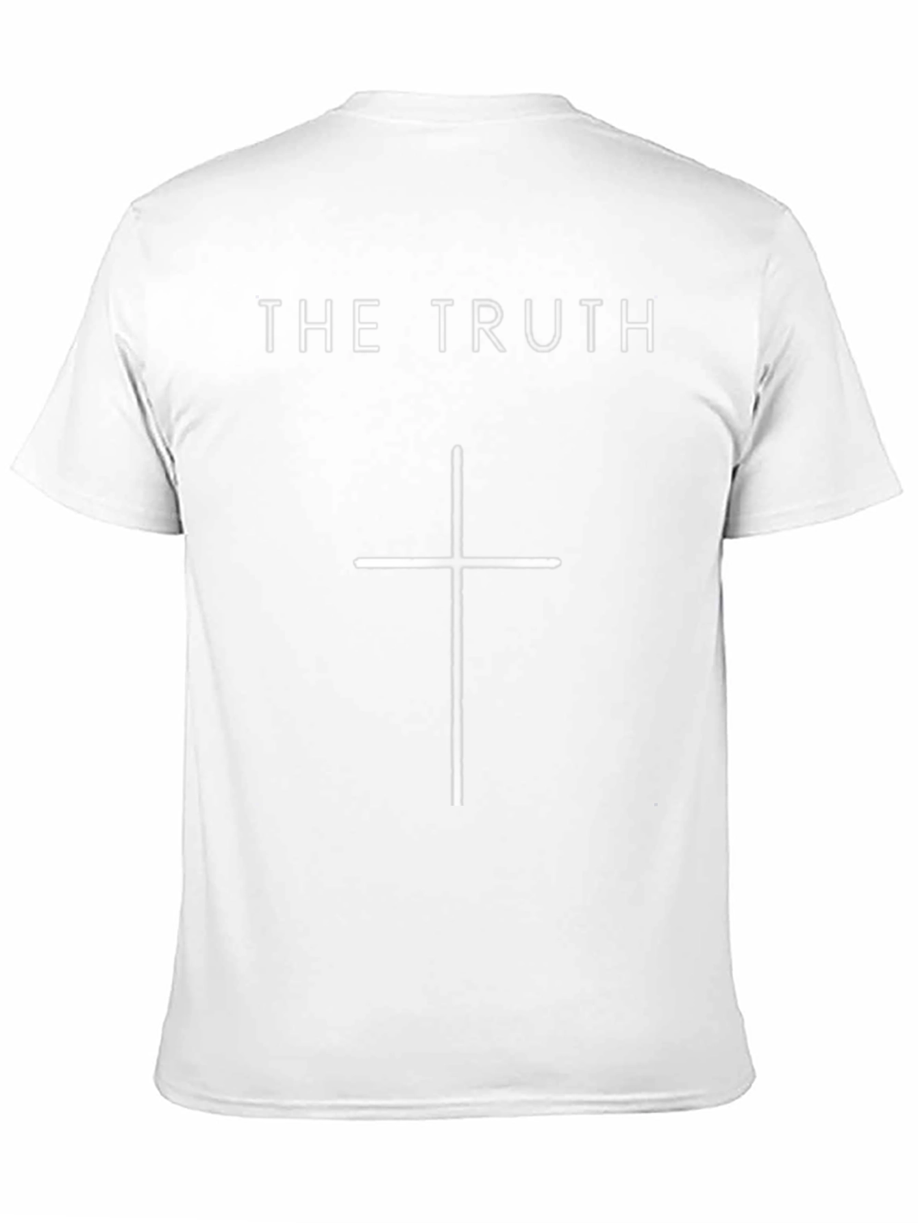 Camiseta Negra The Truth con Cruz para Hombre