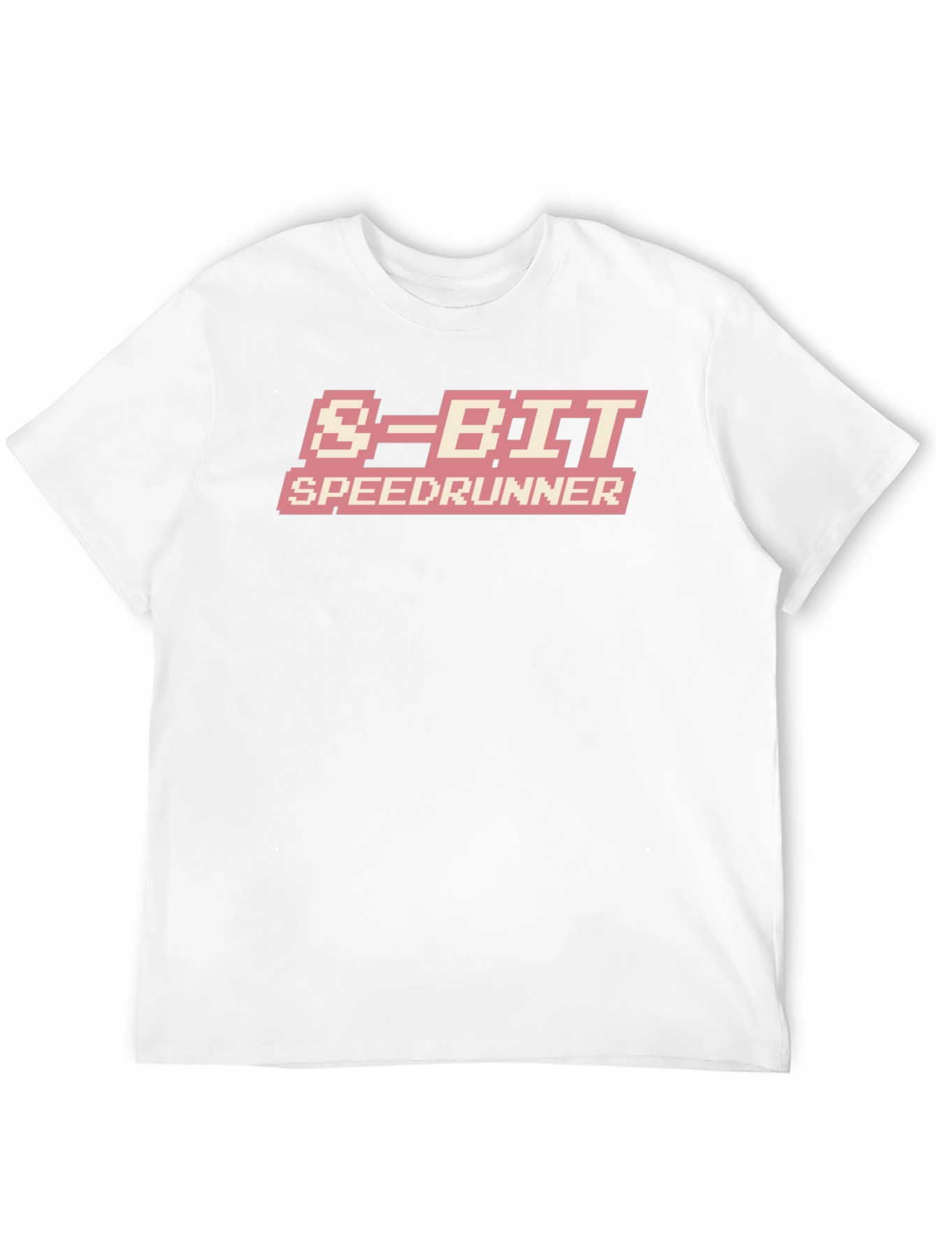 Camiseta Negra 8-Bit Speedrunner - Diseño Retro