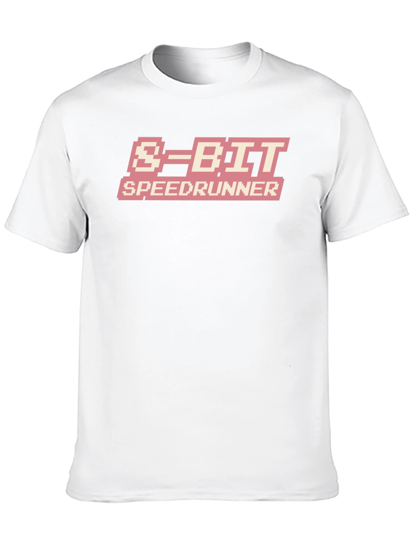 Camiseta Negra 8-Bit Speedrunner - Diseño Retro