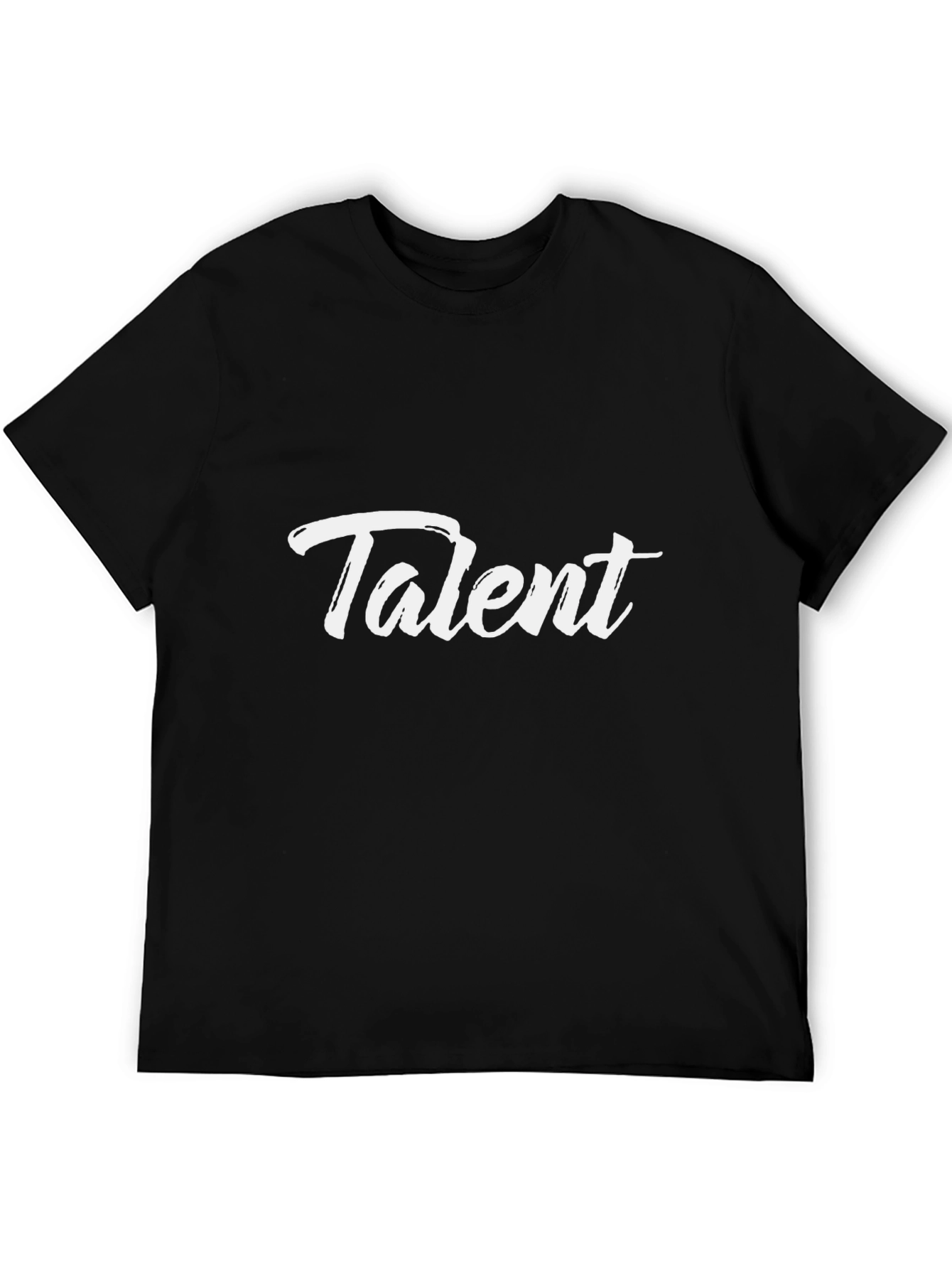 Camiseta Negra con Texto Talent