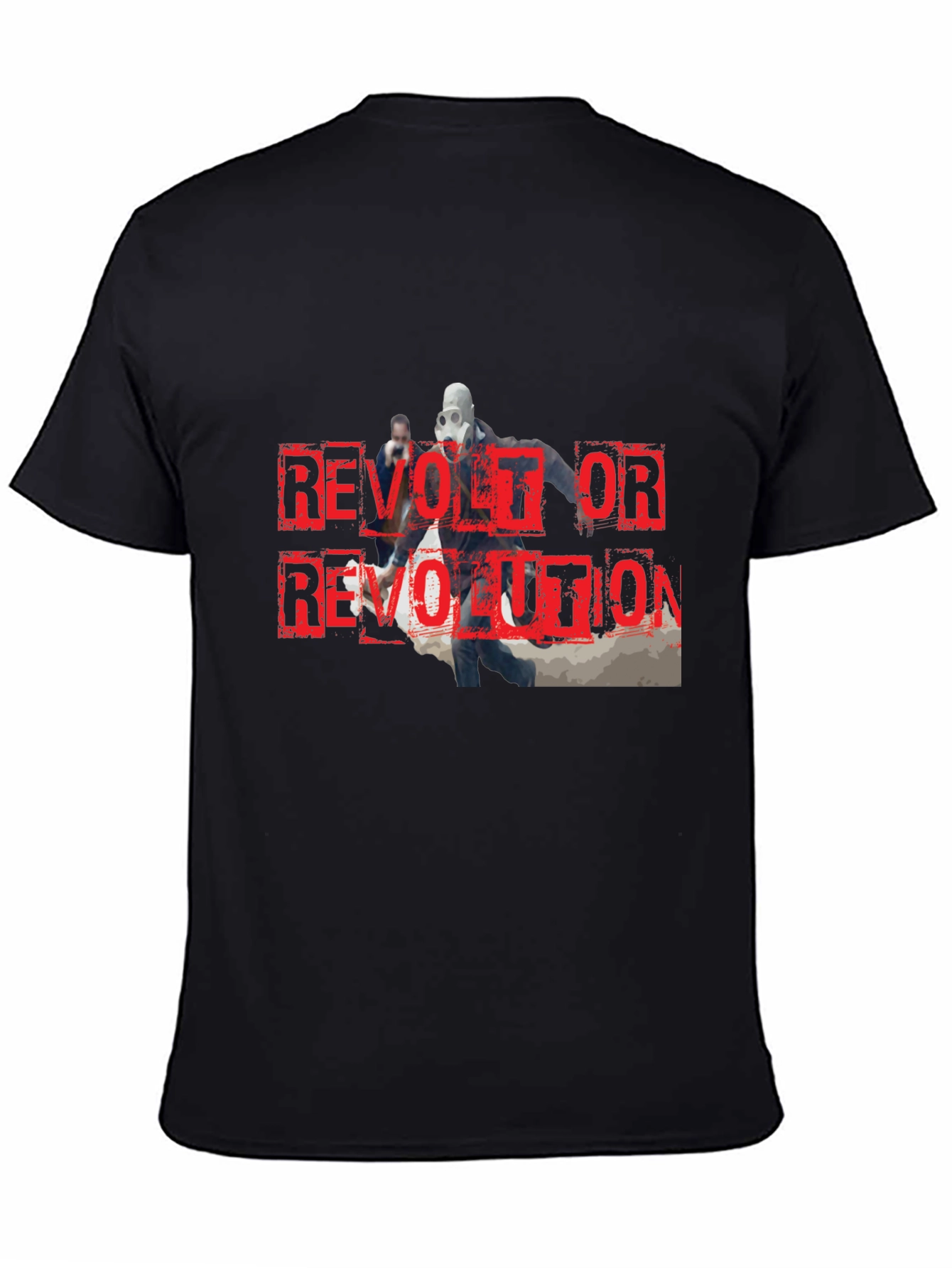 Camiseta Negra Revolt or Revolution