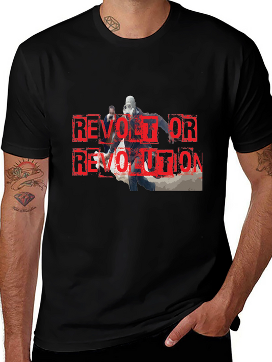 Camiseta Negra Revolt or Revolution