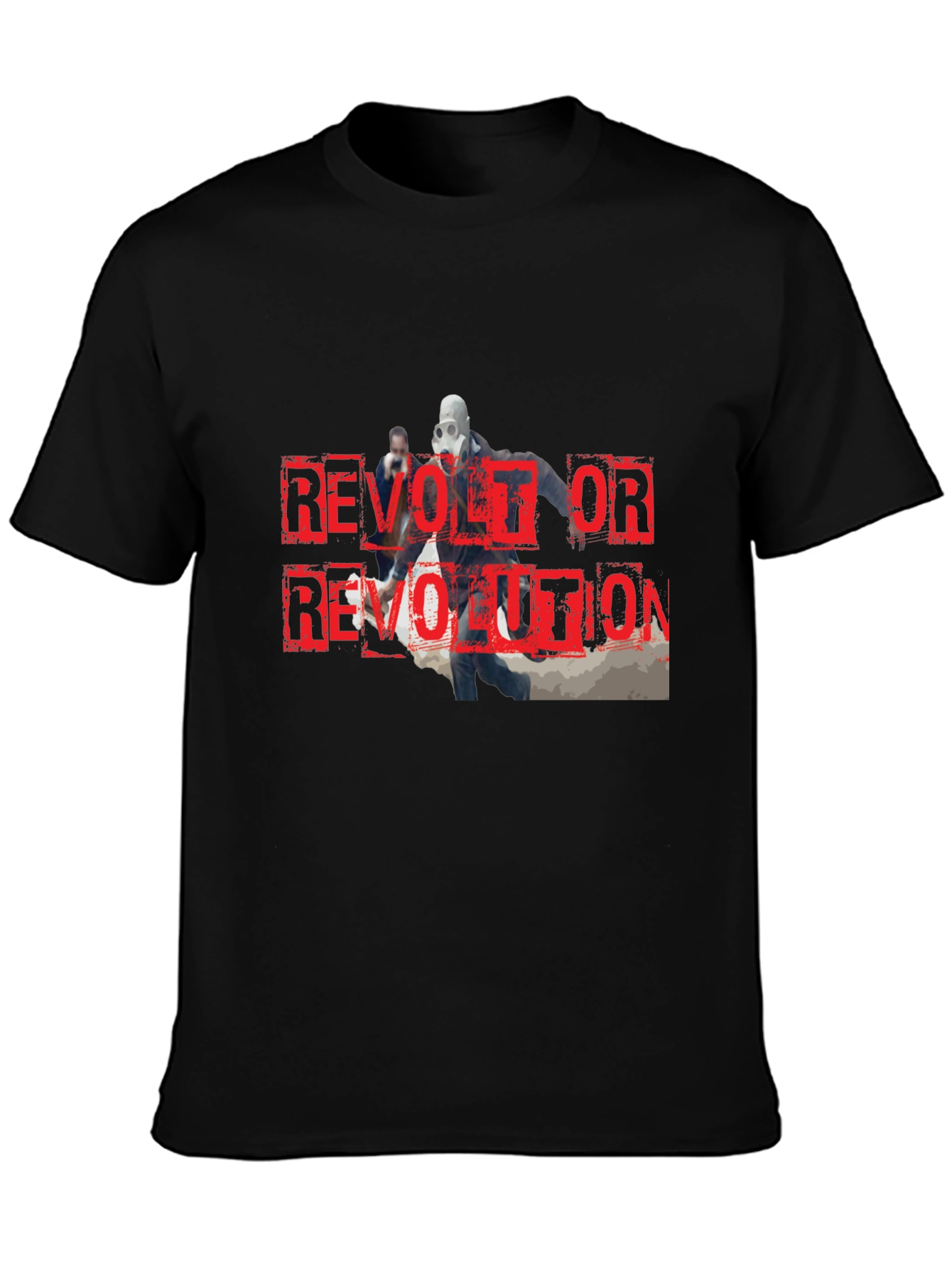 Camiseta Negra Revolt or Revolution