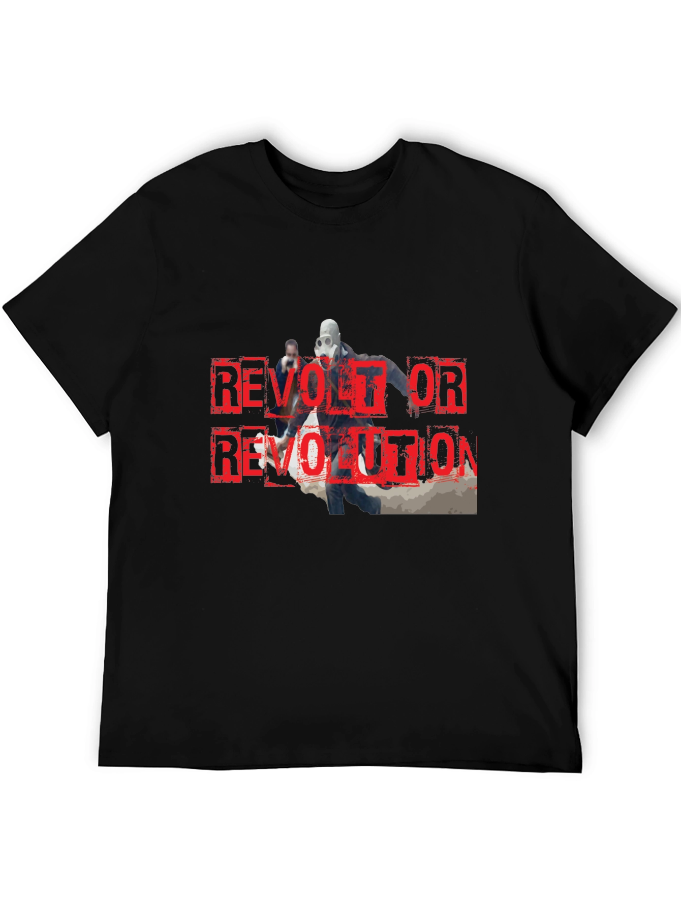Camiseta Negra Revolt or Revolution
