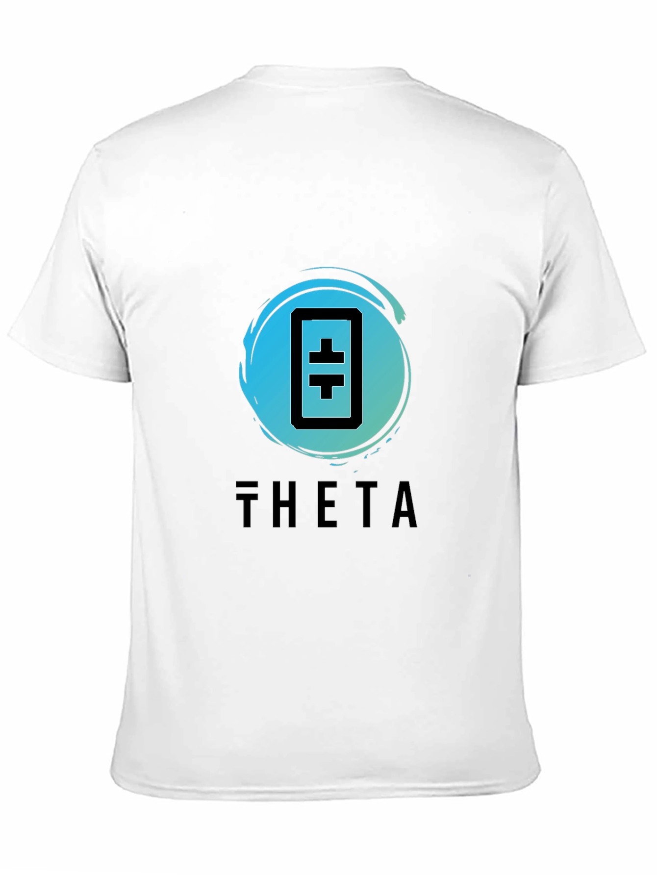 Camiseta Negra Theta Token - Diseño Moderno