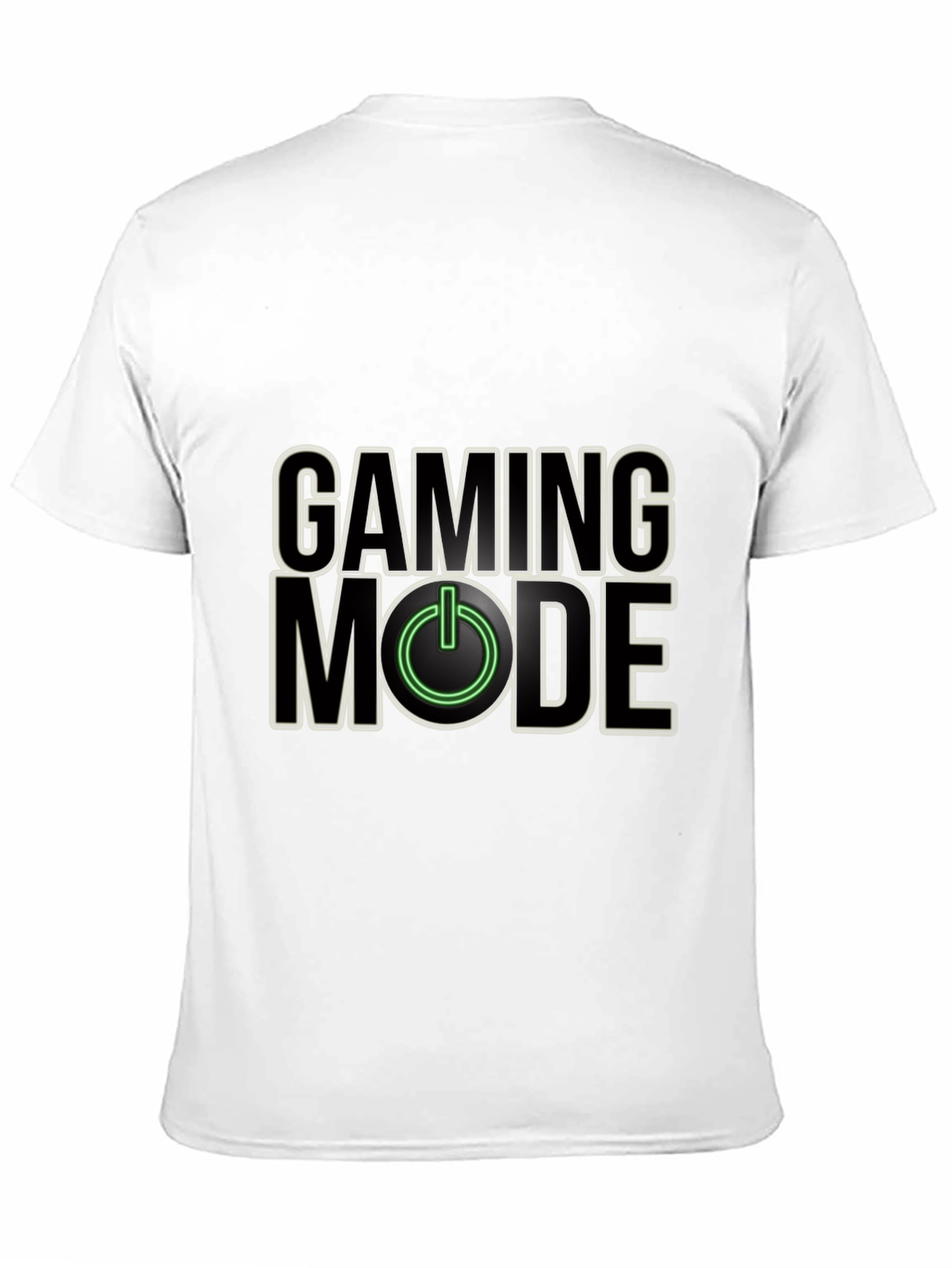 Camiseta Negra Gaming Mode para Jugadores