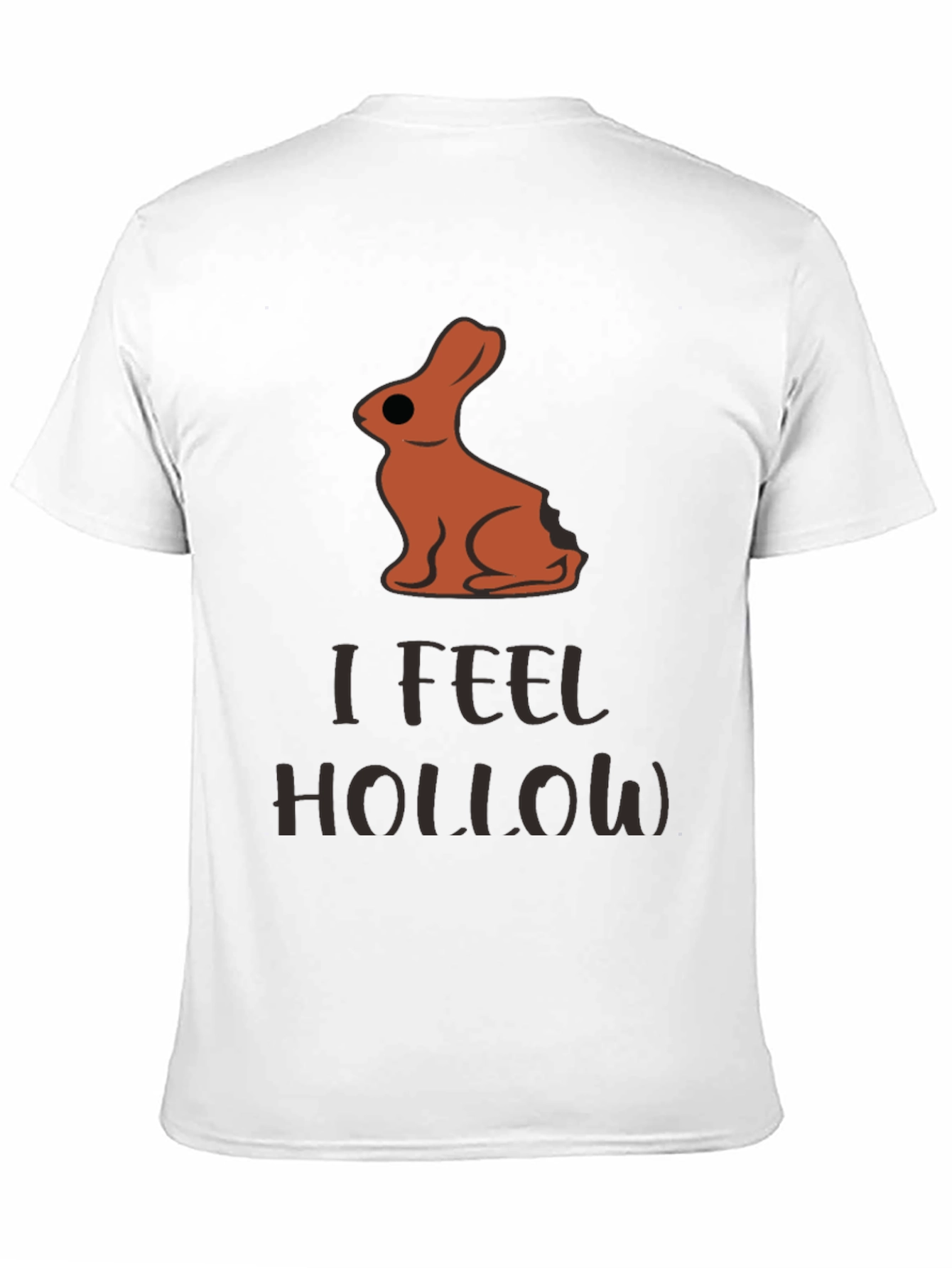 Camiseta Conejo de Chocolate Hueco - ¡Me Siento Hueco!