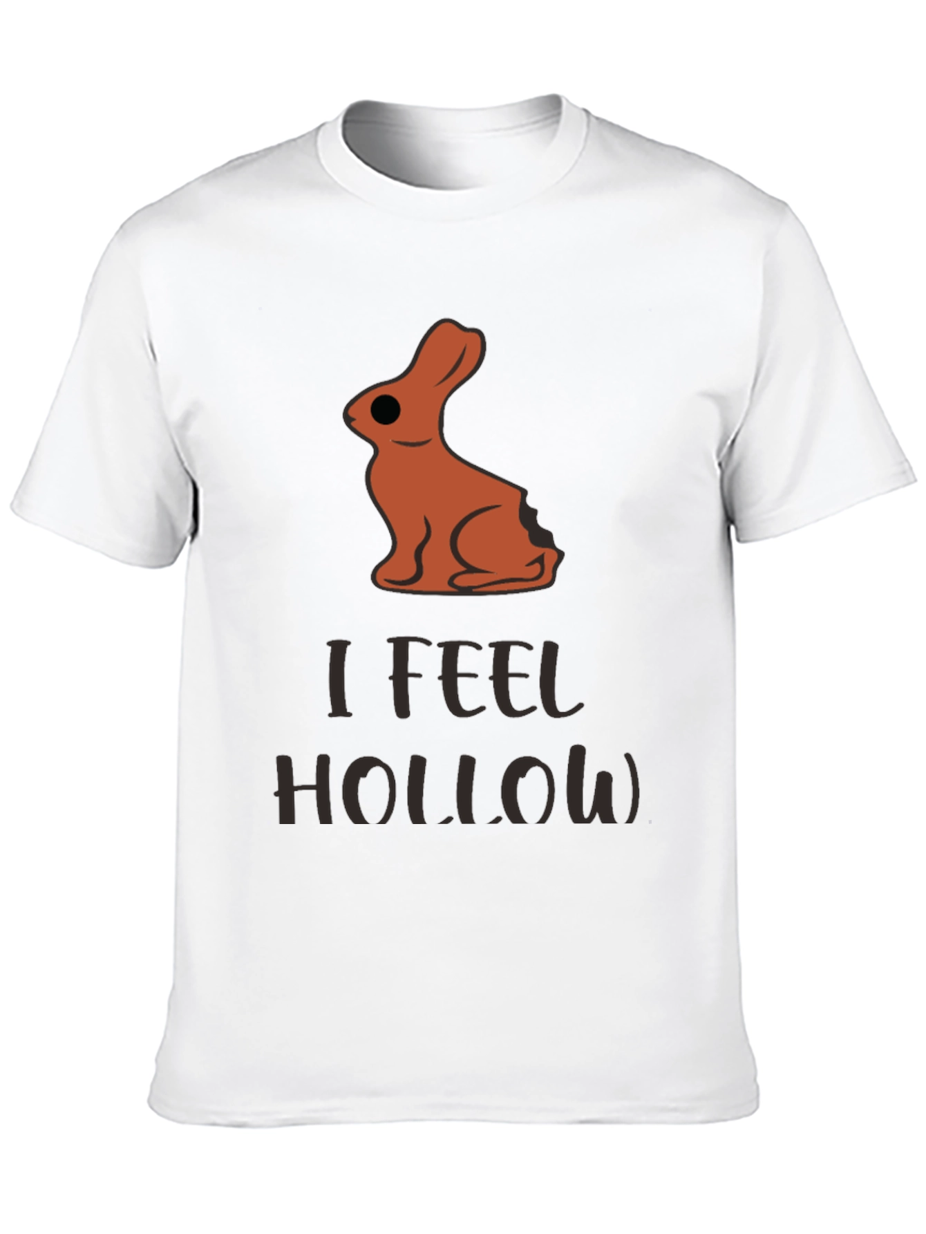 Camiseta Conejo de Chocolate Hueco - ¡Me Siento Hueco!