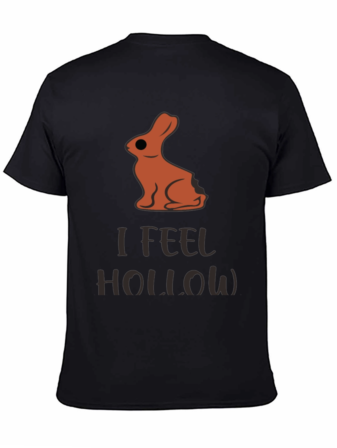 Camiseta Conejo de Chocolate Hueco - ¡Me Siento Hueco!