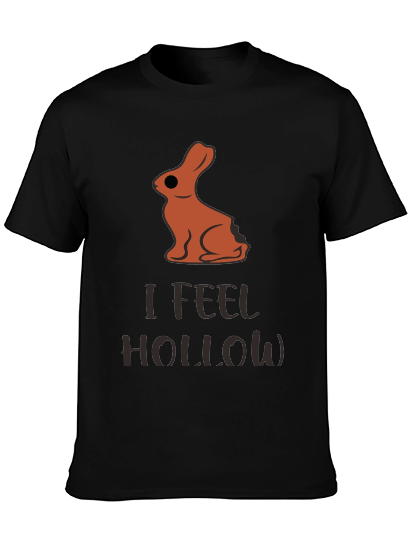 Camiseta Conejo de Chocolate Hueco - ¡Me Siento Hueco!