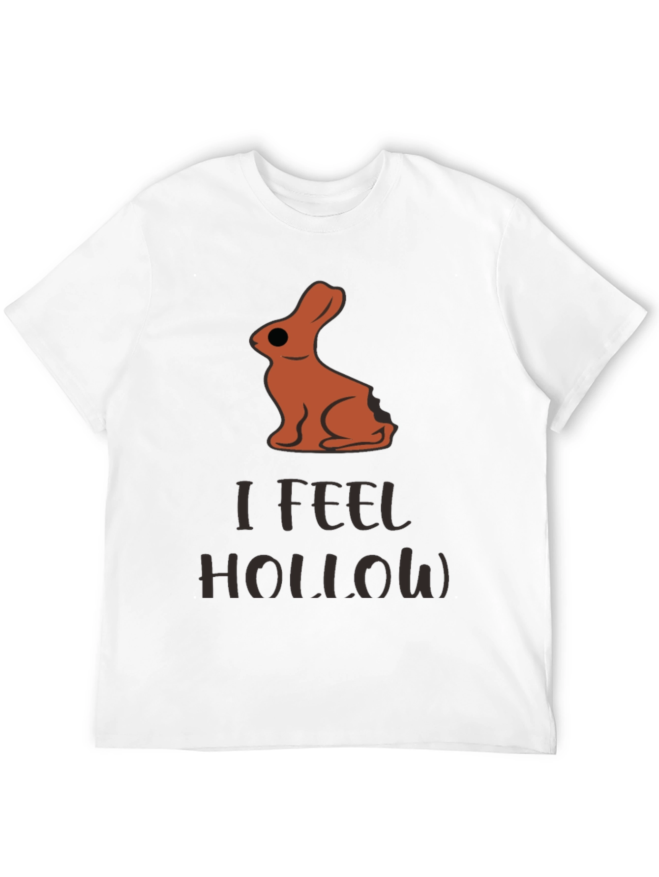 Camiseta Conejo de Chocolate Hueco - ¡Me Siento Hueco!