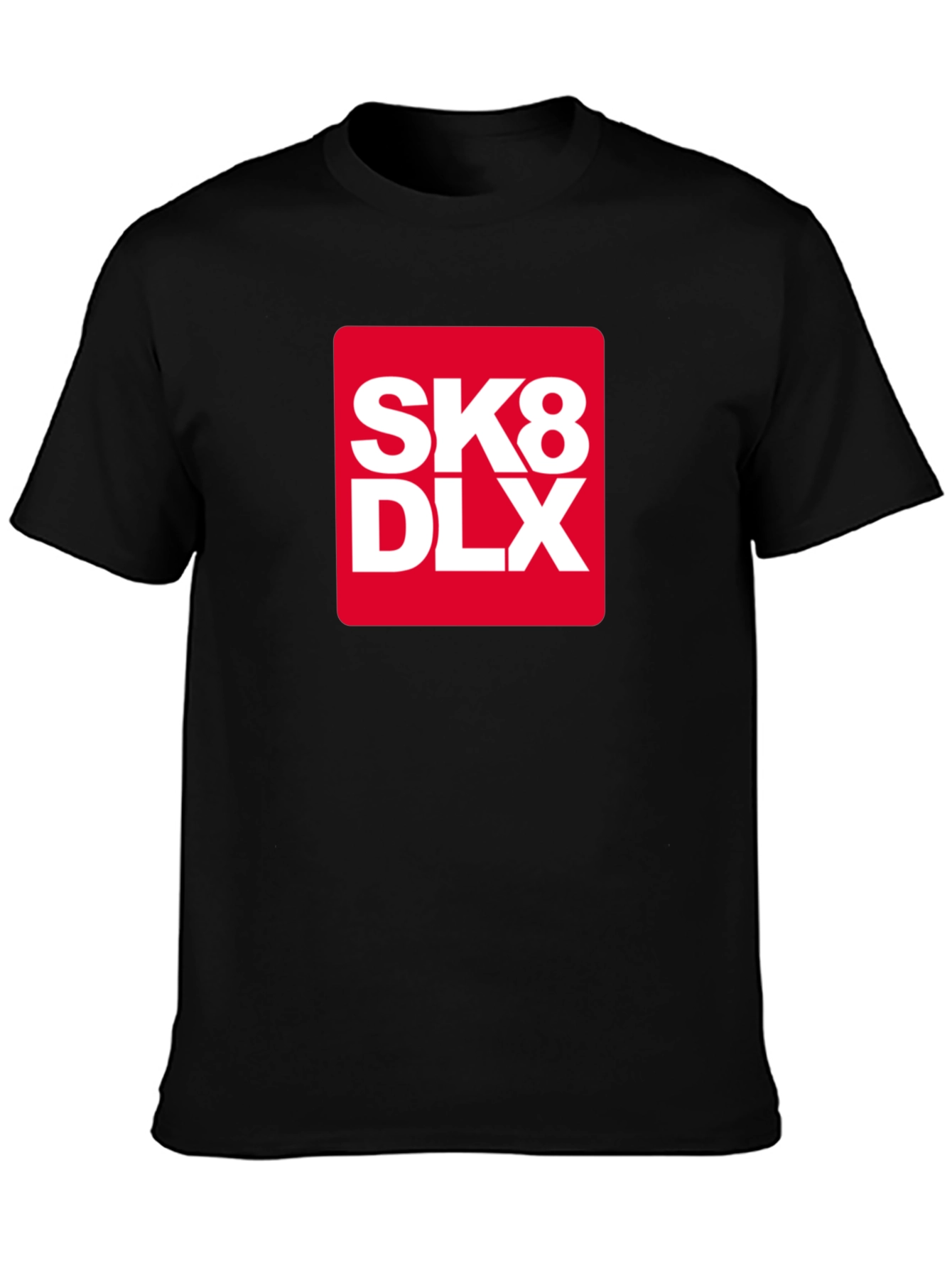 Camiseta Negra SK8 DLX - Estilo Urbano