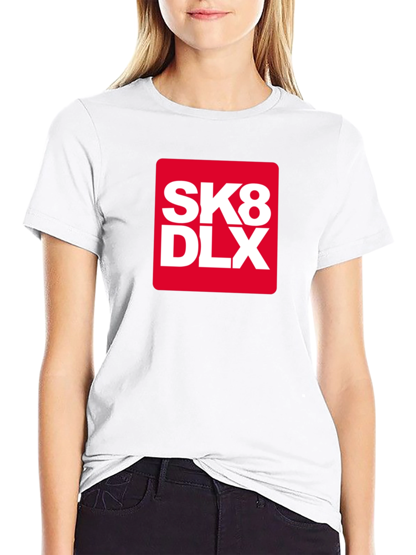Camiseta Negra SK8 DLX - Estilo Urbano