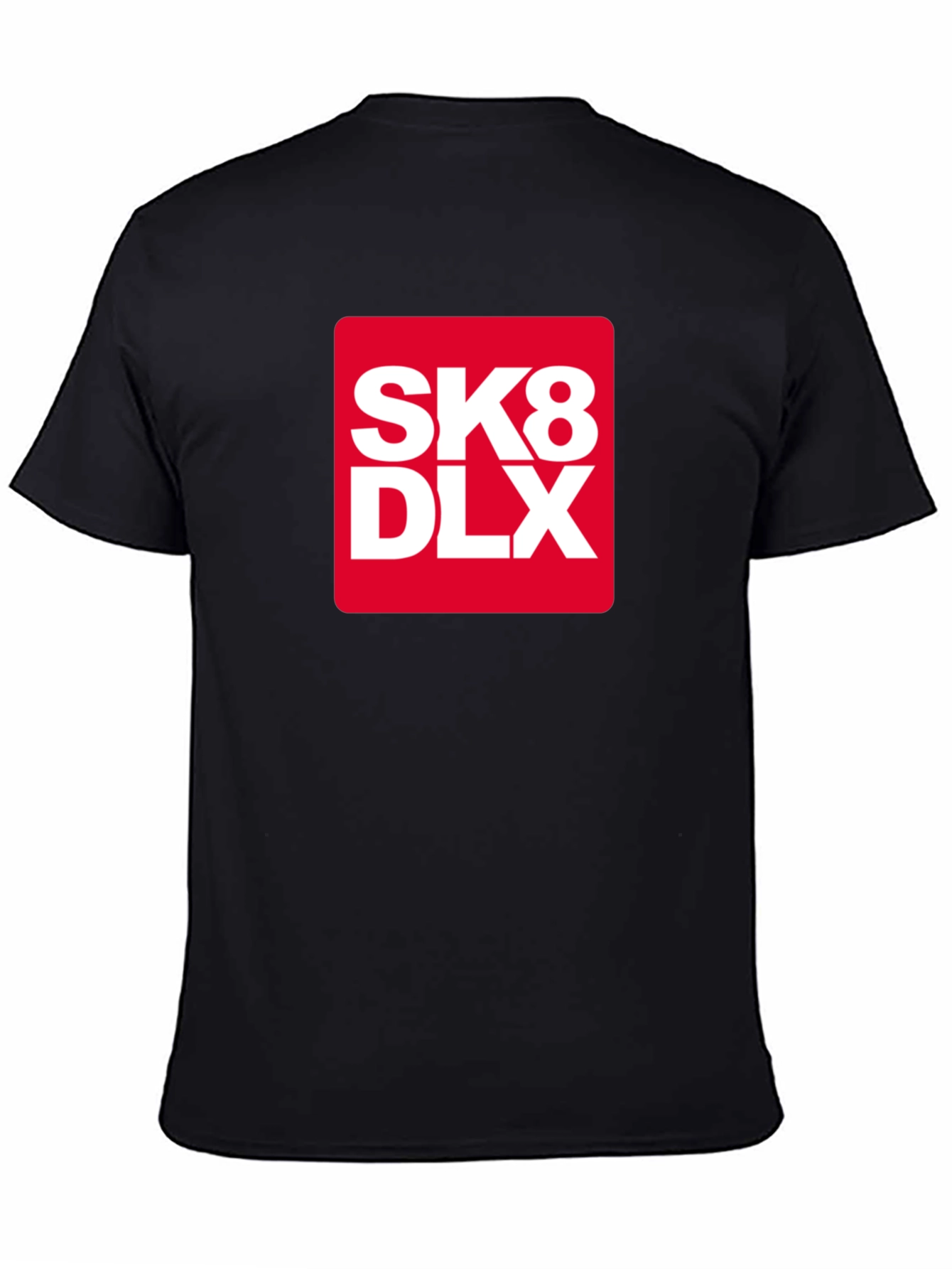 Camiseta Negra SK8 DLX - Estilo Urbano