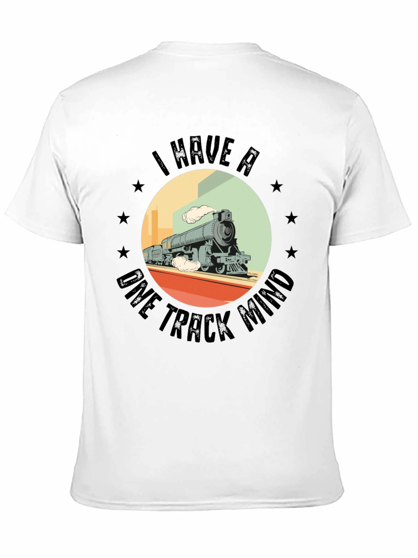 Camiseta Negra Tren Una Sola Idea