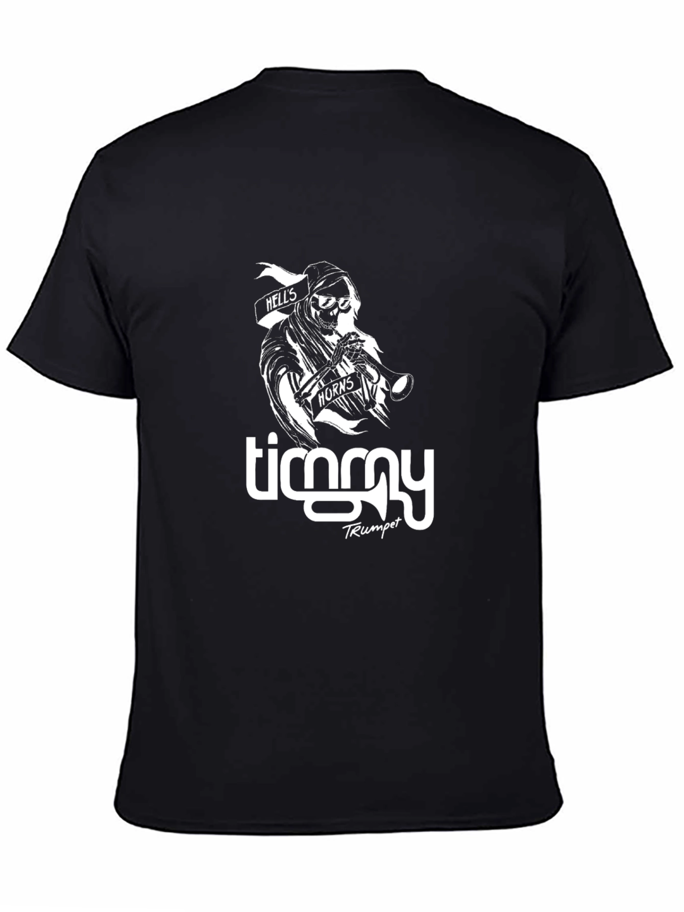 Camiseta Negra Timmy Trumpet Estilo Rock