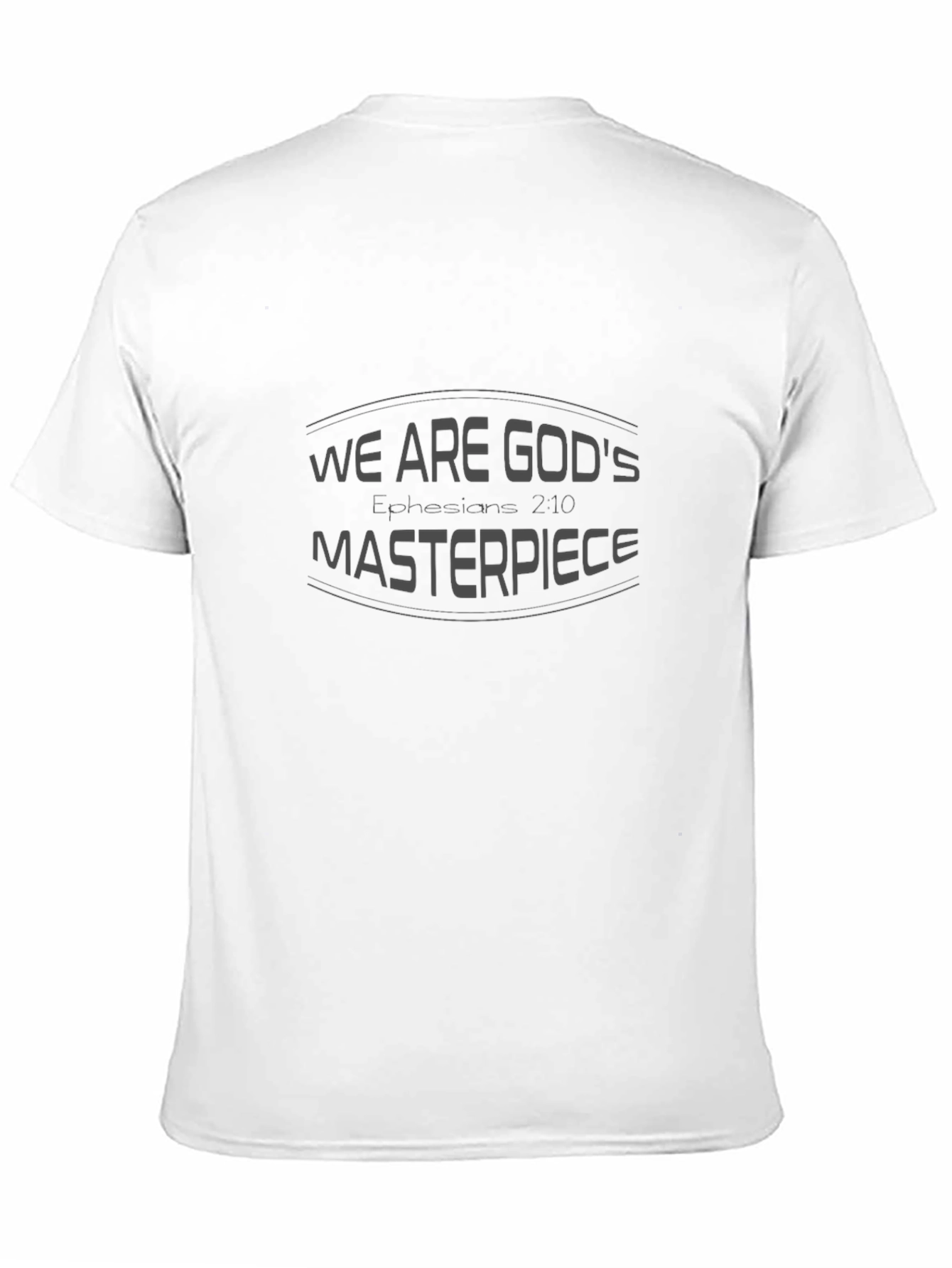 Camiseta Negra: Obra Maestra de Dios - Efesios 2:10