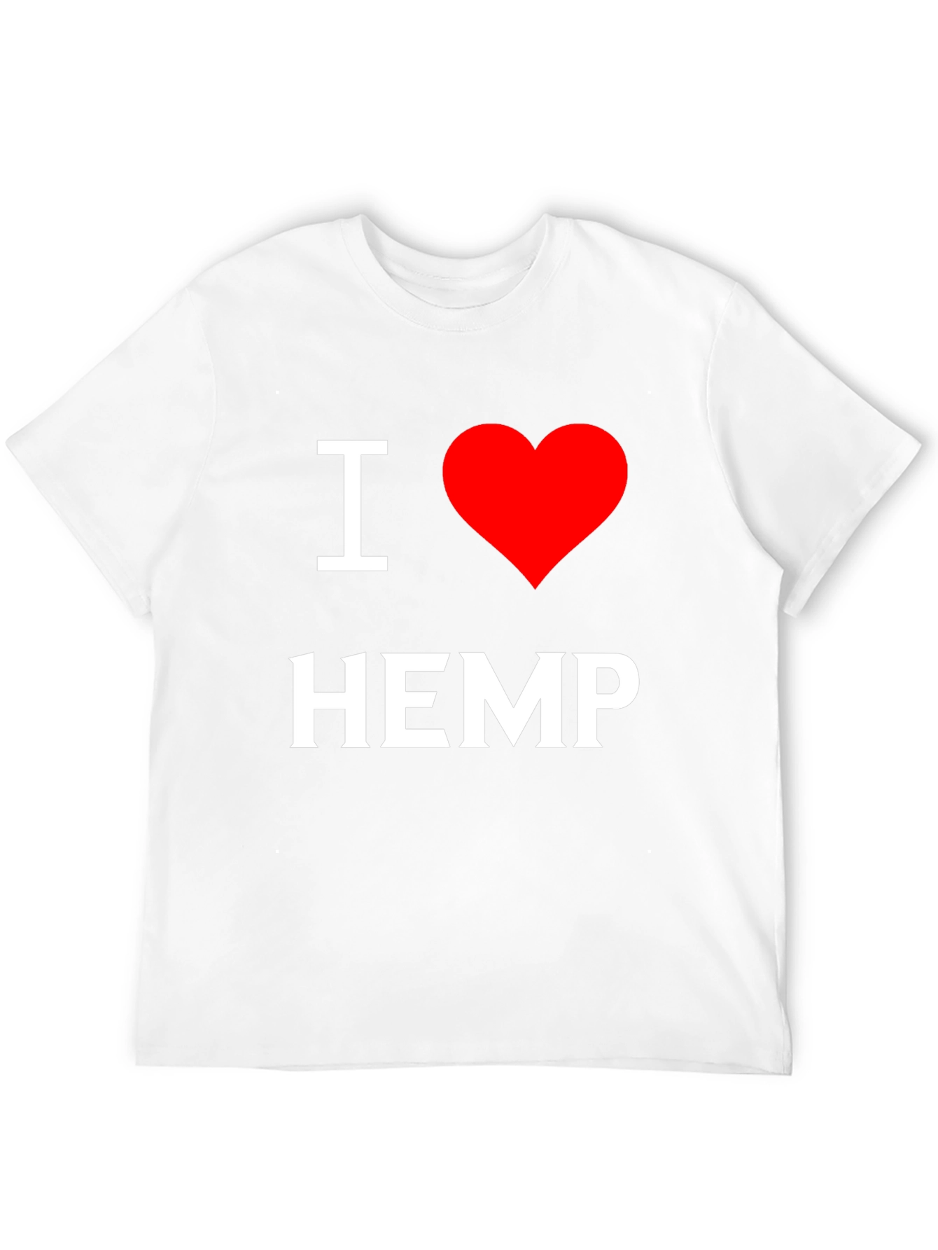 Camiseta Negra I ❤️ Hemp