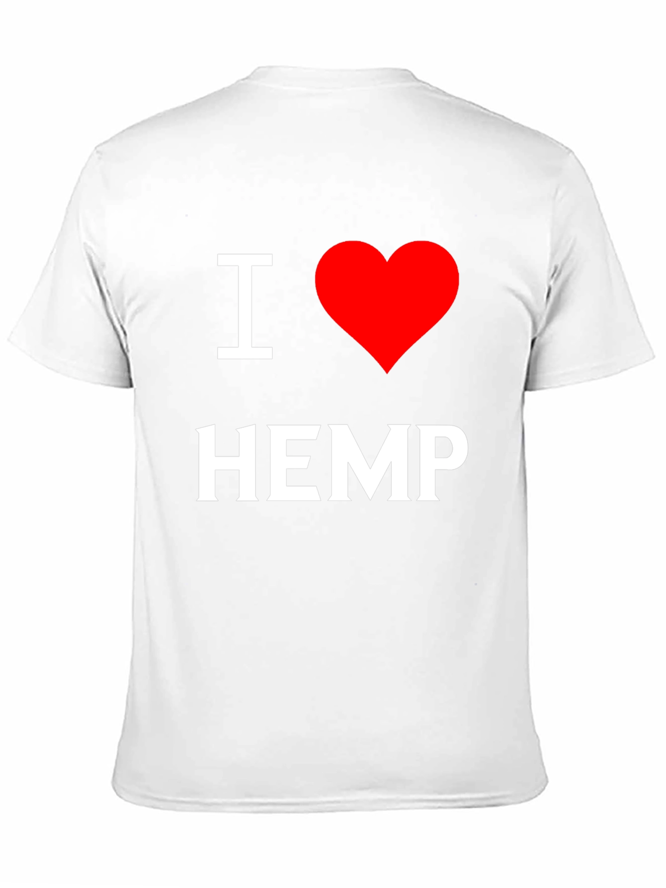 Camiseta Negra I ❤️ Hemp