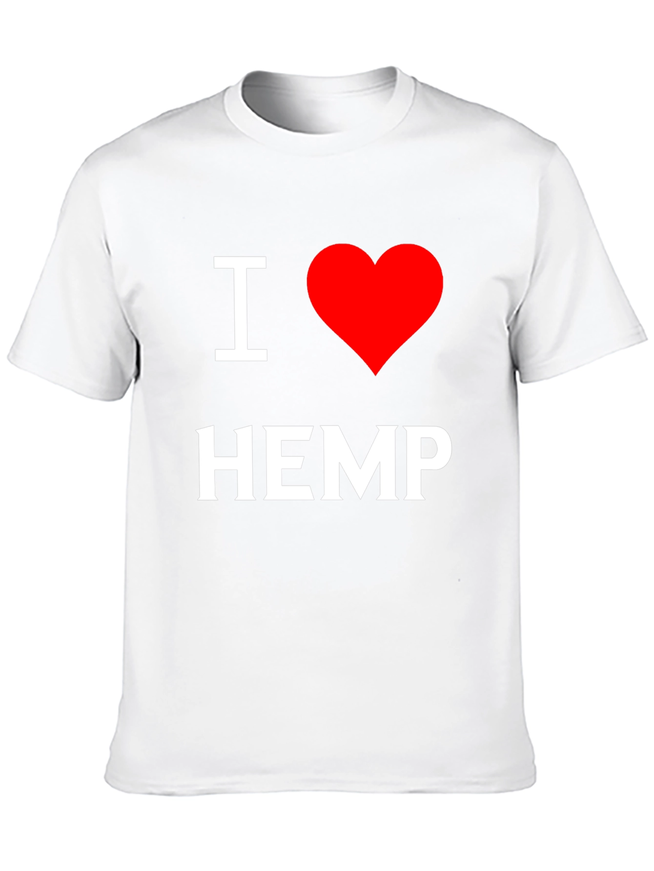 Camiseta Negra I ❤️ Hemp
