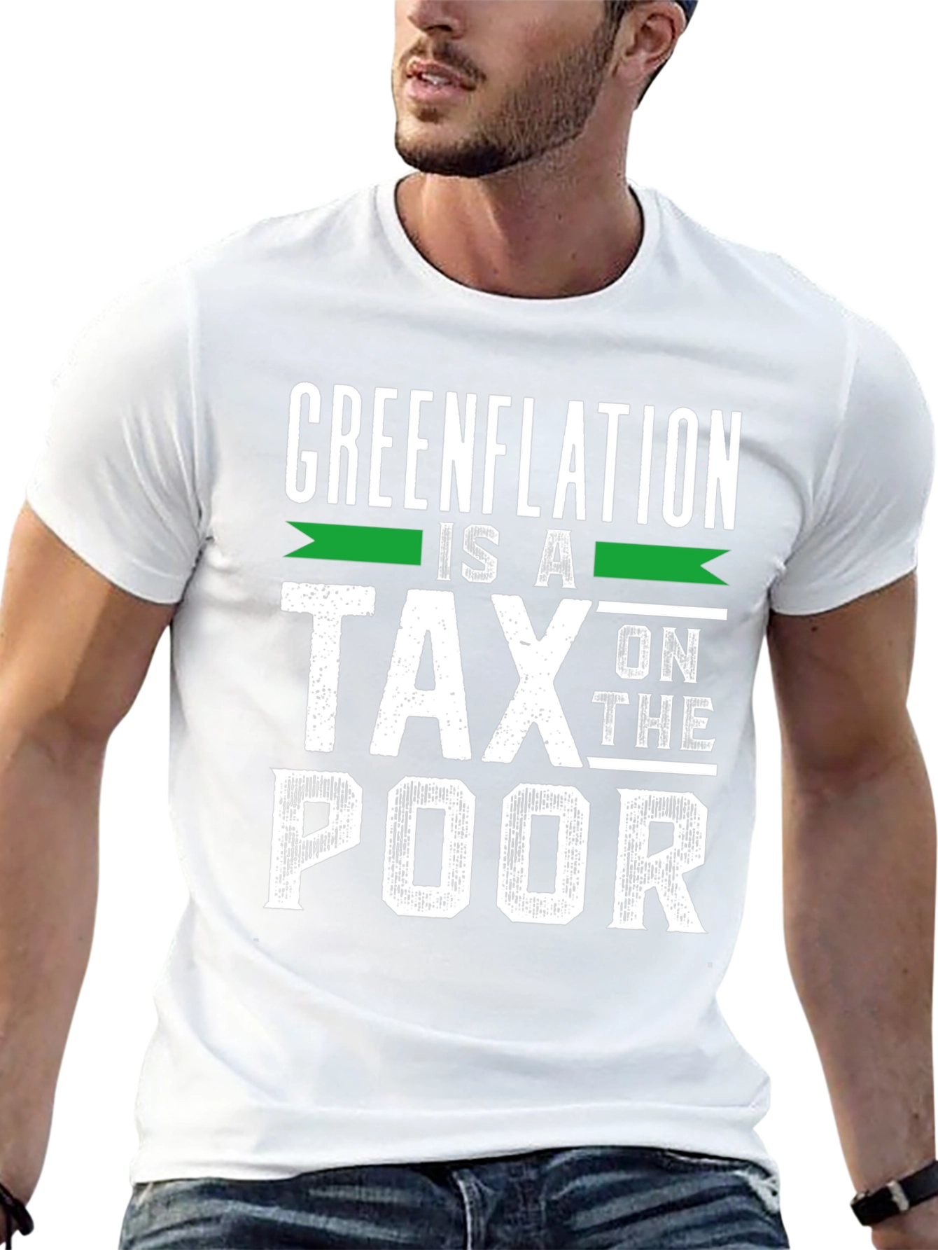 Camiseta Negra: Greenflation es un impuesto sobre los pobres