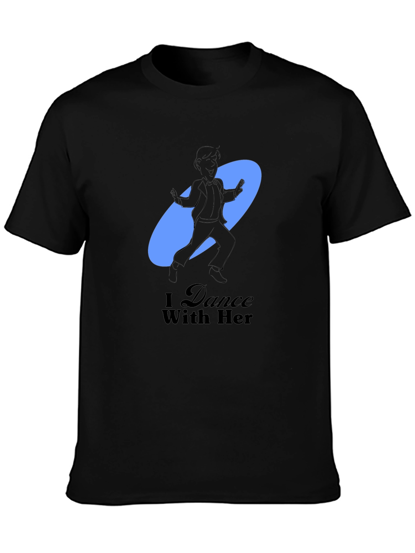 Camiseta Negra Hombre I Dance With Her